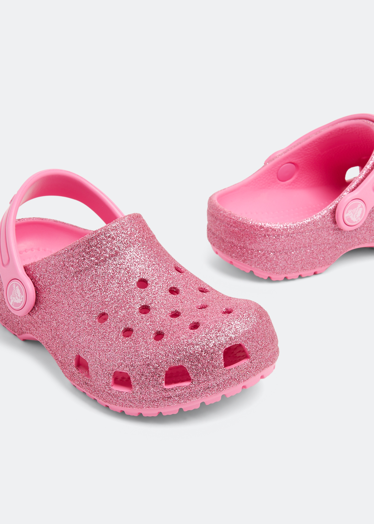 Classic glitter clogs, Pink