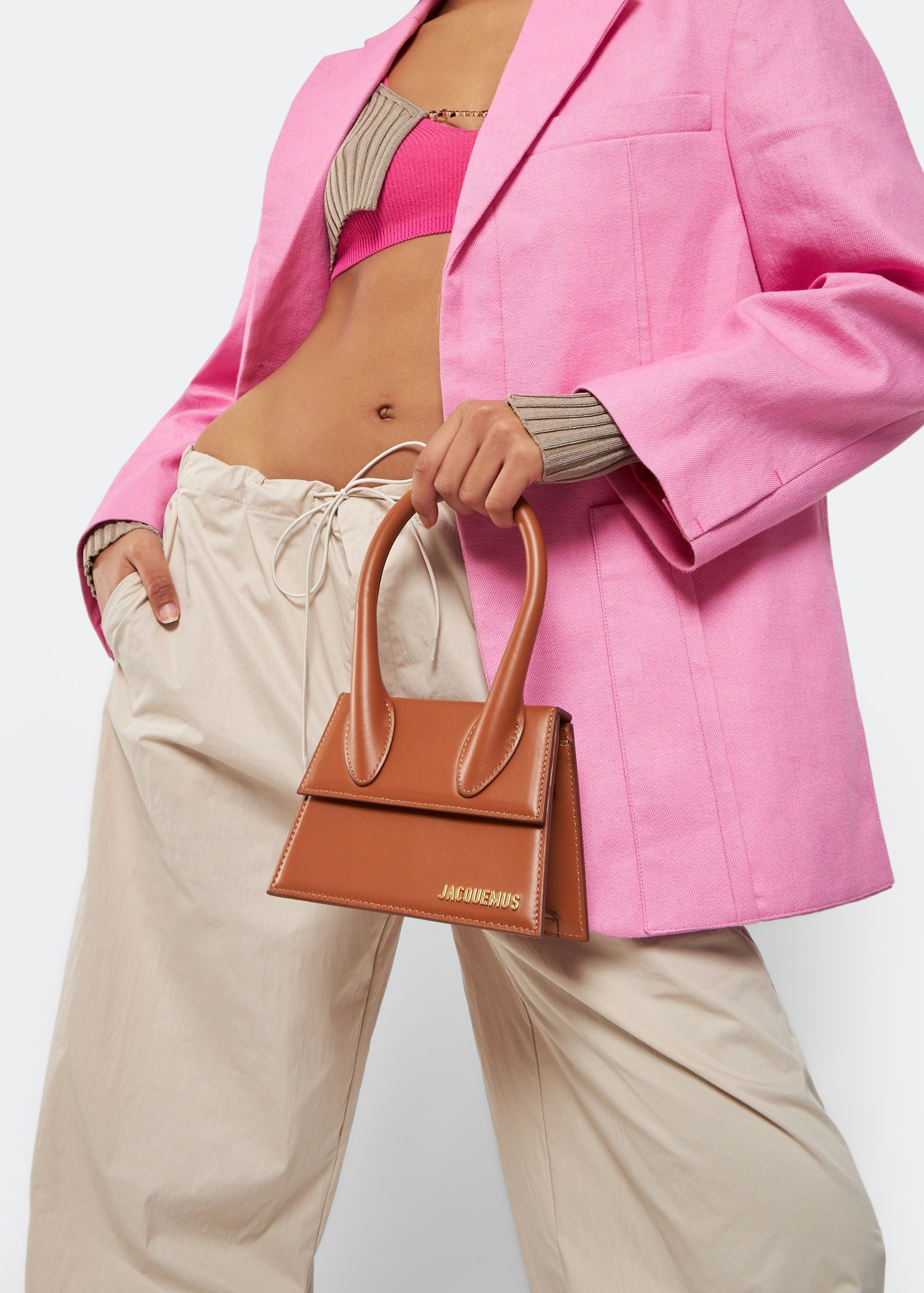 Le Chiquito Moyen bag, Brown