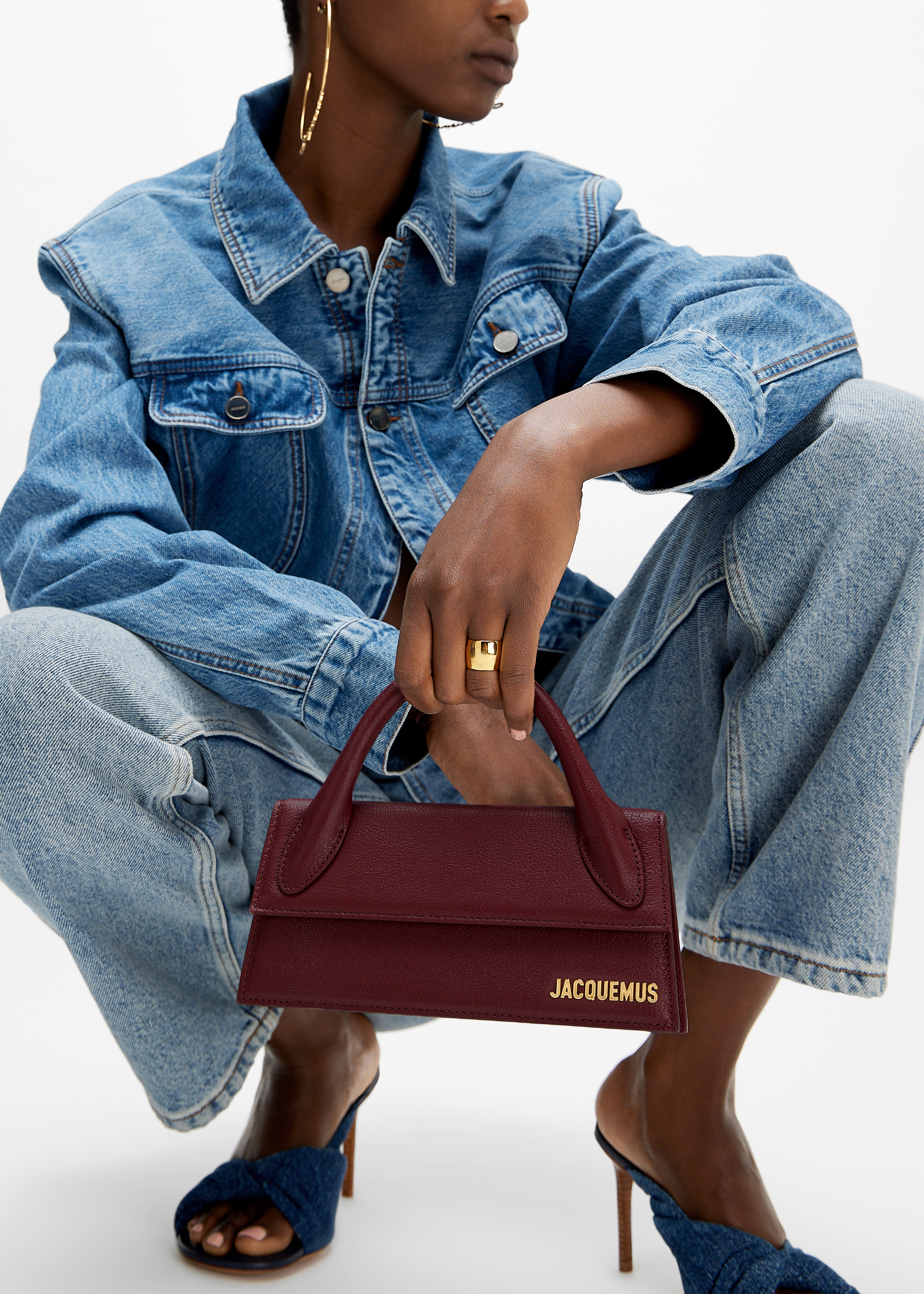 Le Chiquito long bag, Burgundy