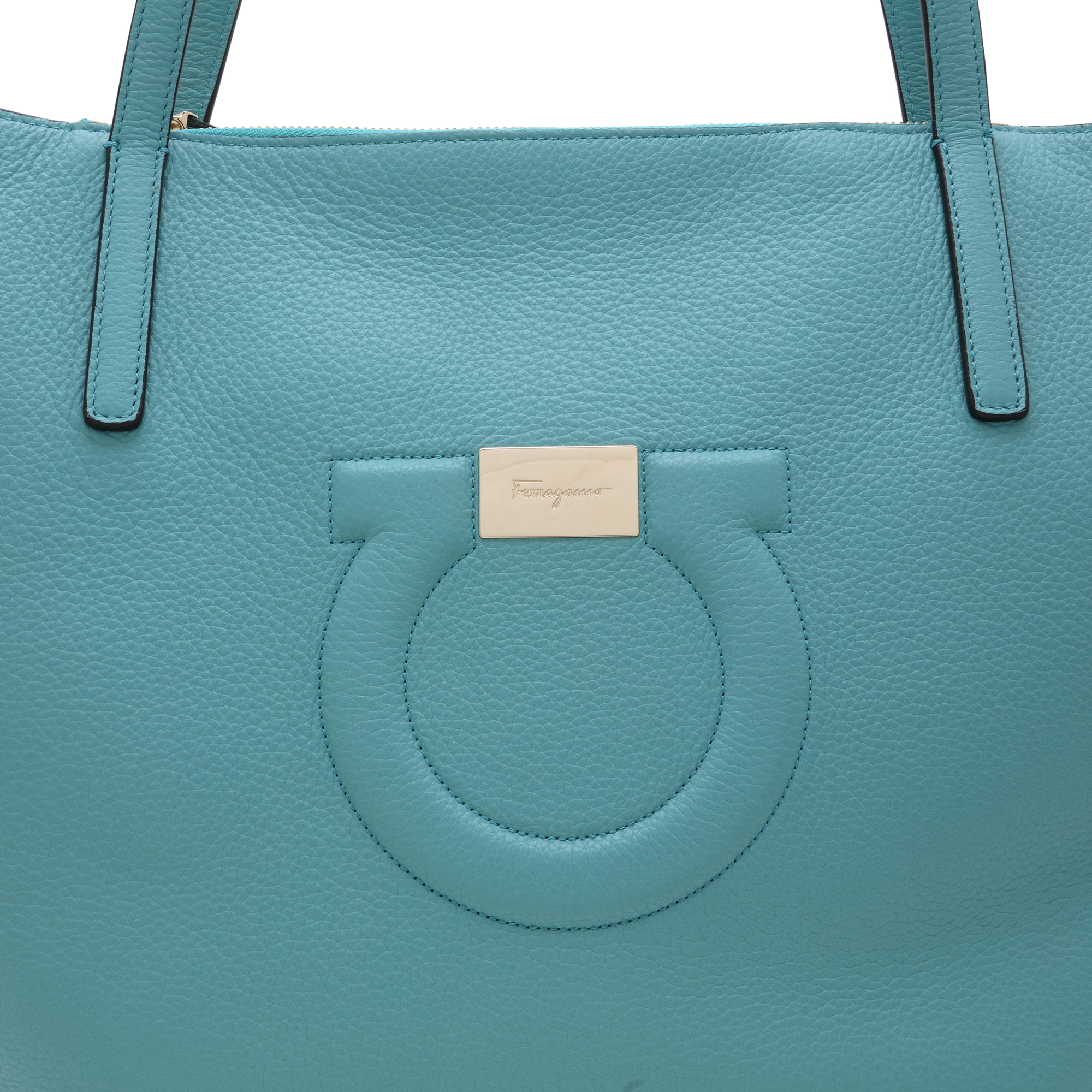 Gancini tote bag, Blue