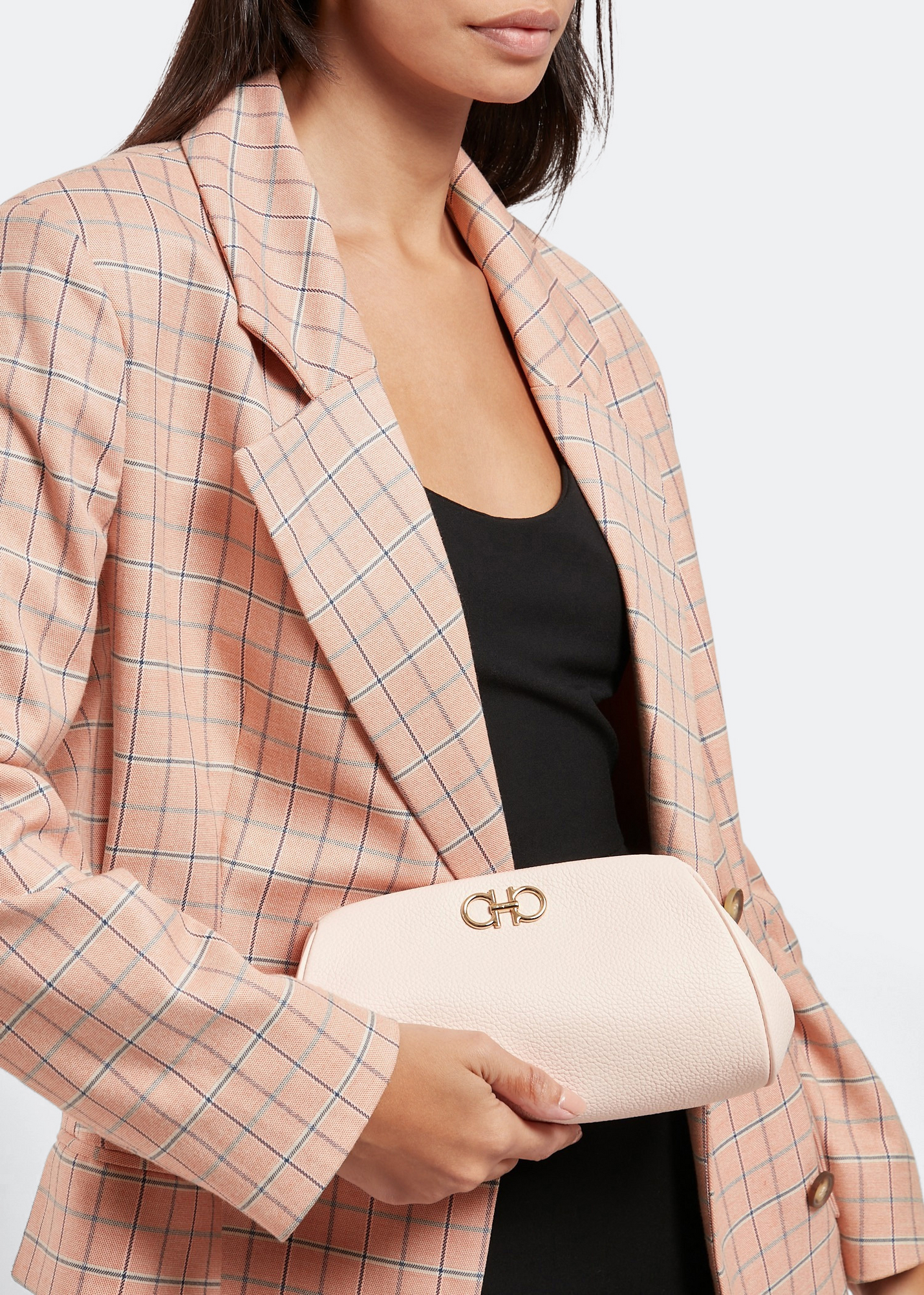 Gancini mini bag, Pink