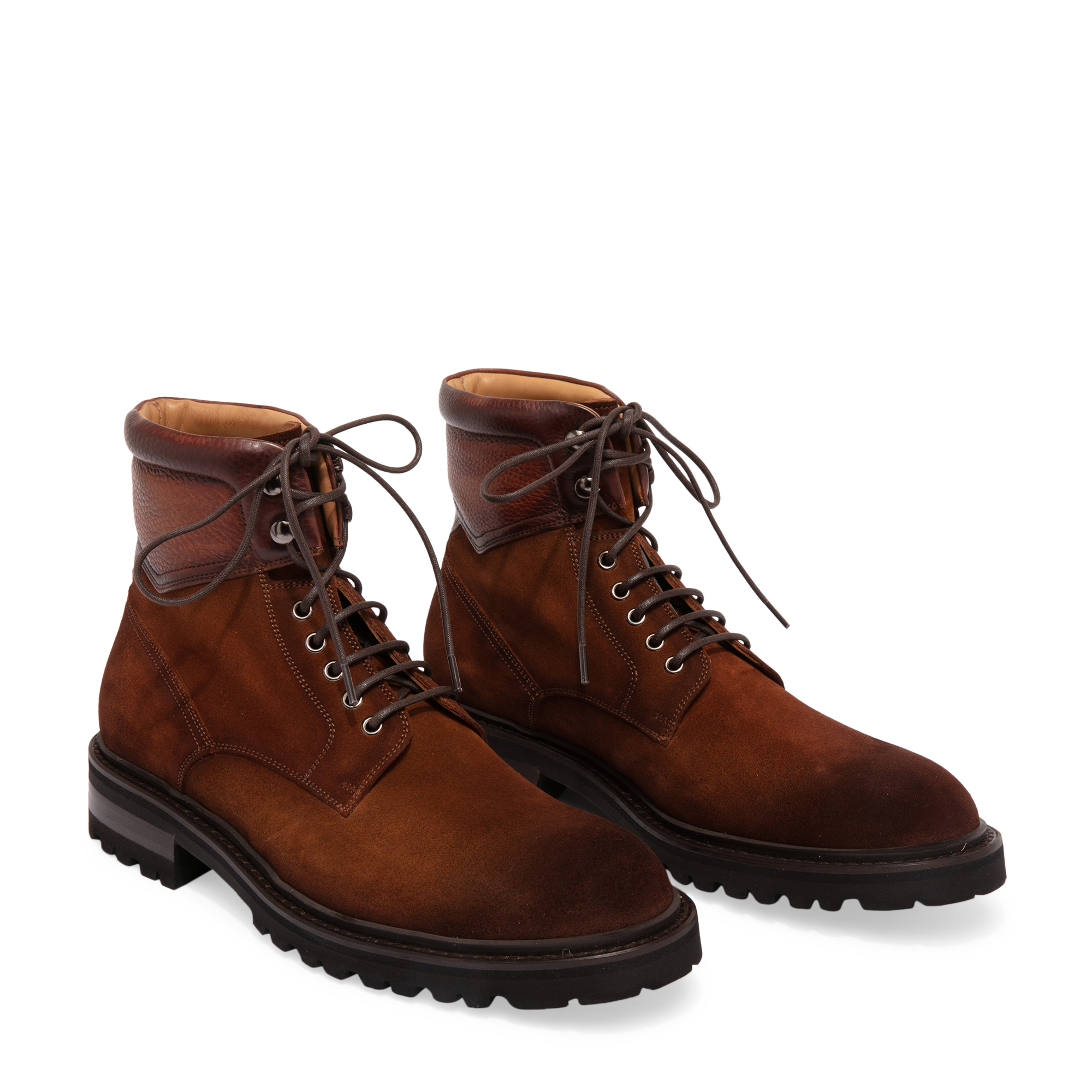 Leather boots, Brown