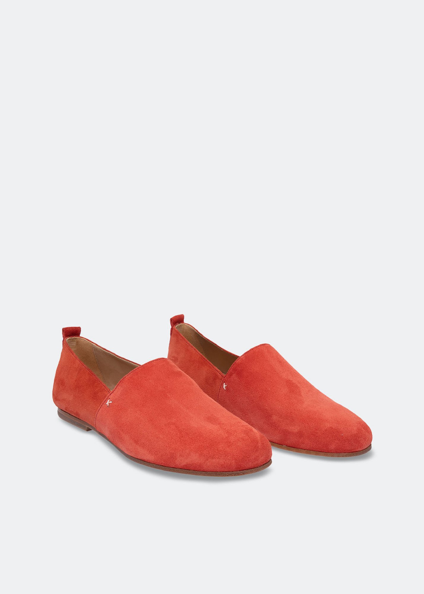 Alpargata suede slippers, Orange