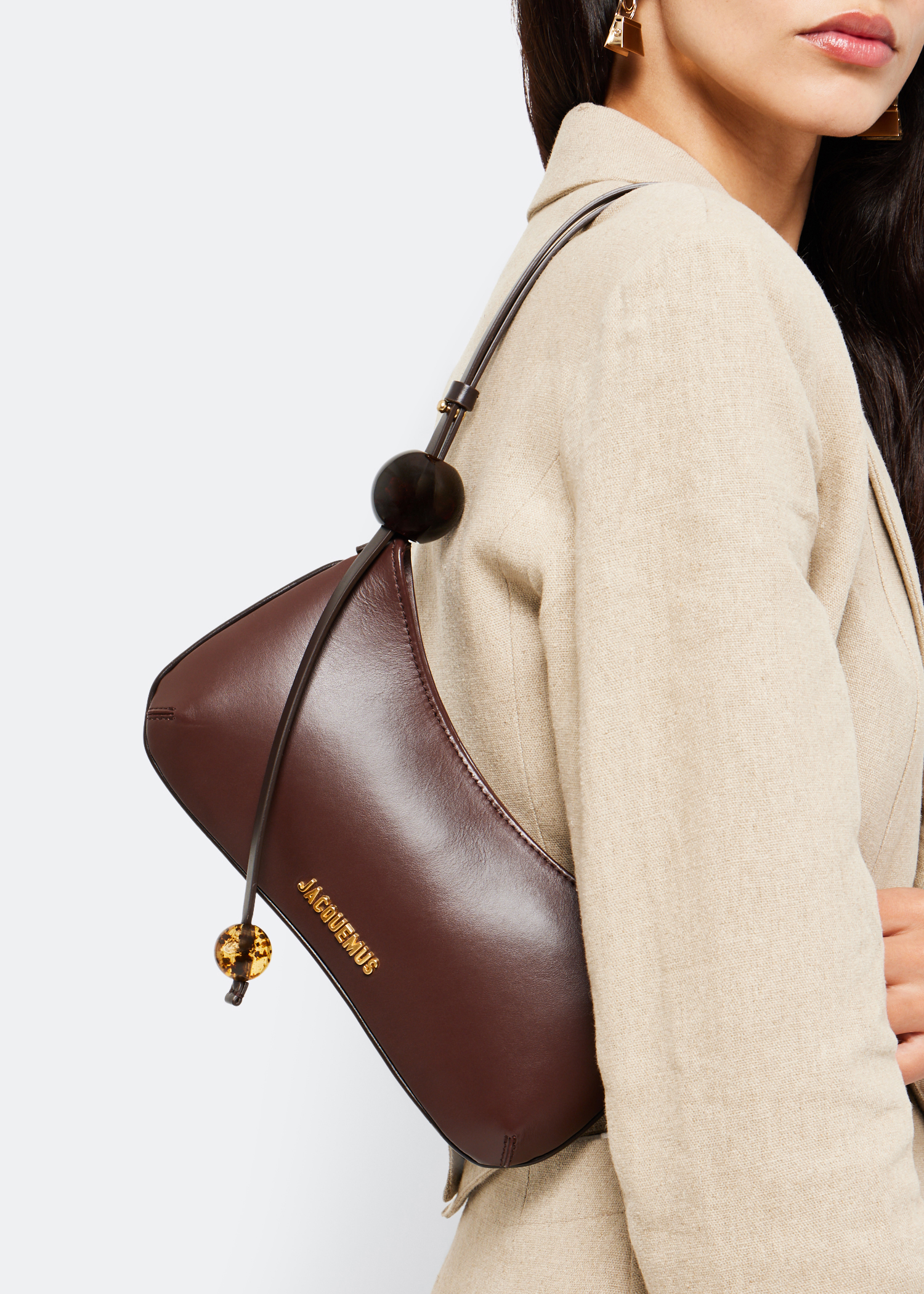 Le Bisou Perle bag, Brown