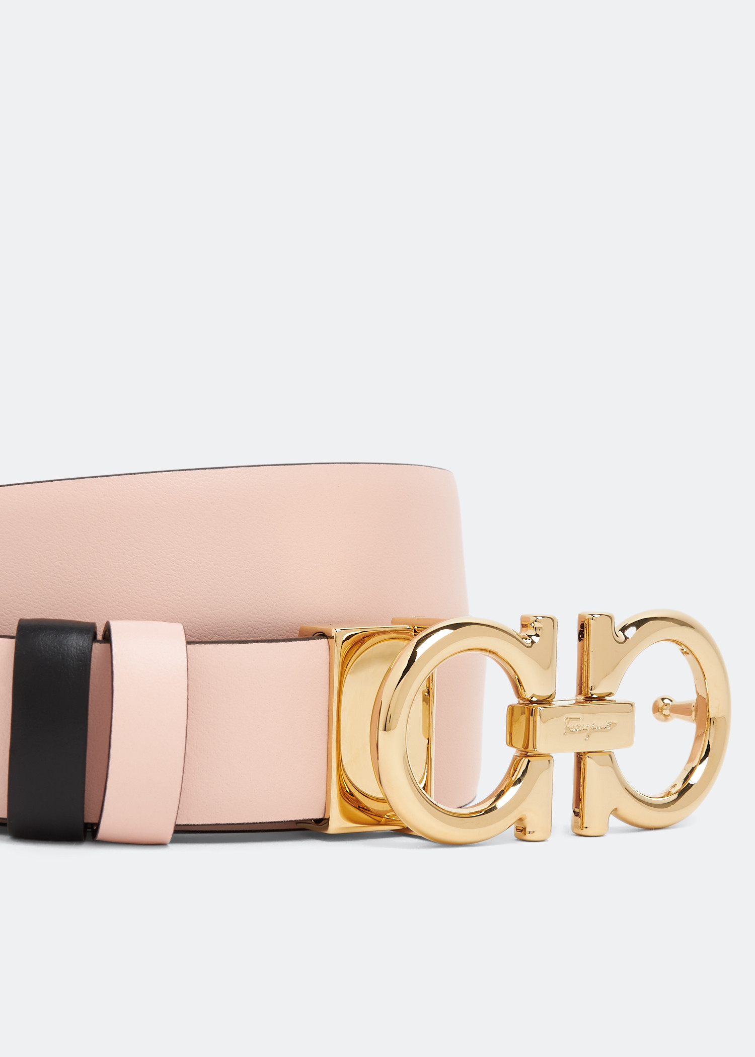 Gancini belt, Pink