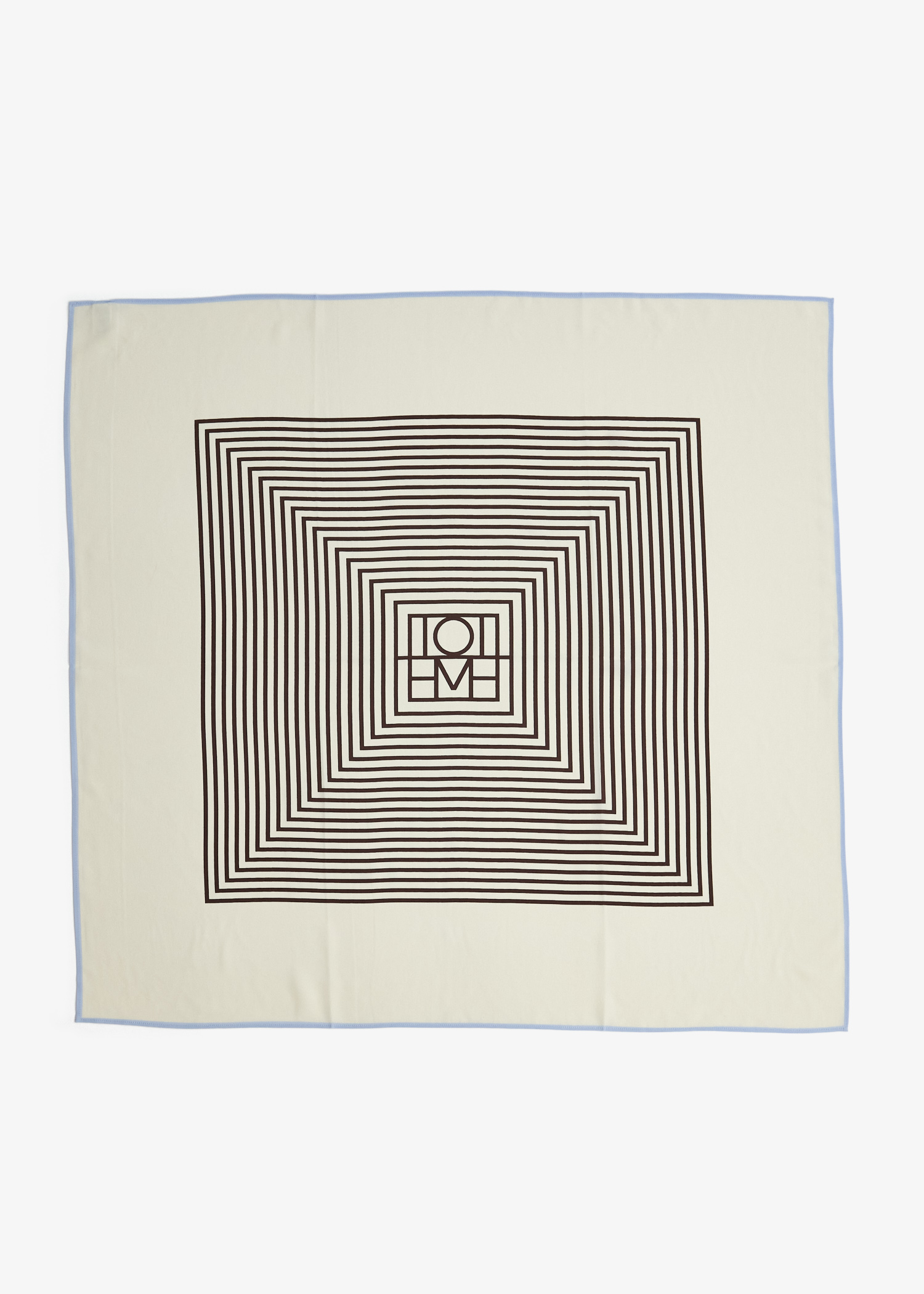 Centered monogram silk scarf, Beige
Centered monogram silk scarf, Beige