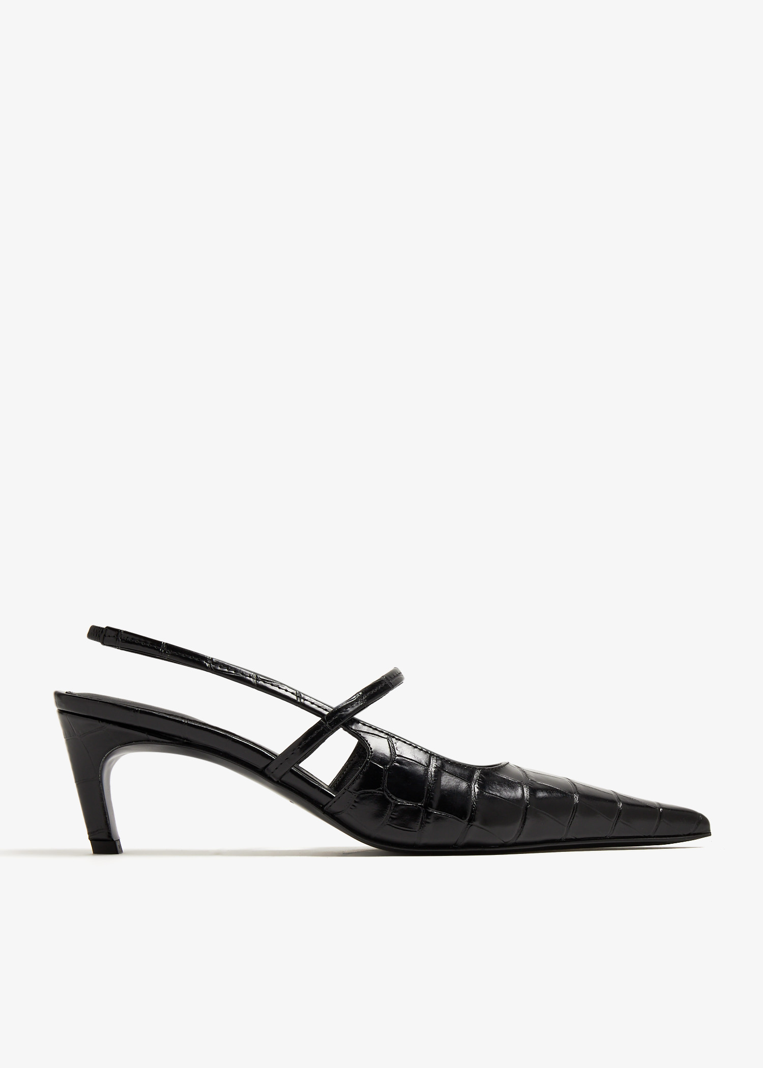 The Sharp Slingback pumps, Black
The Sharp Slingback pumps, Black