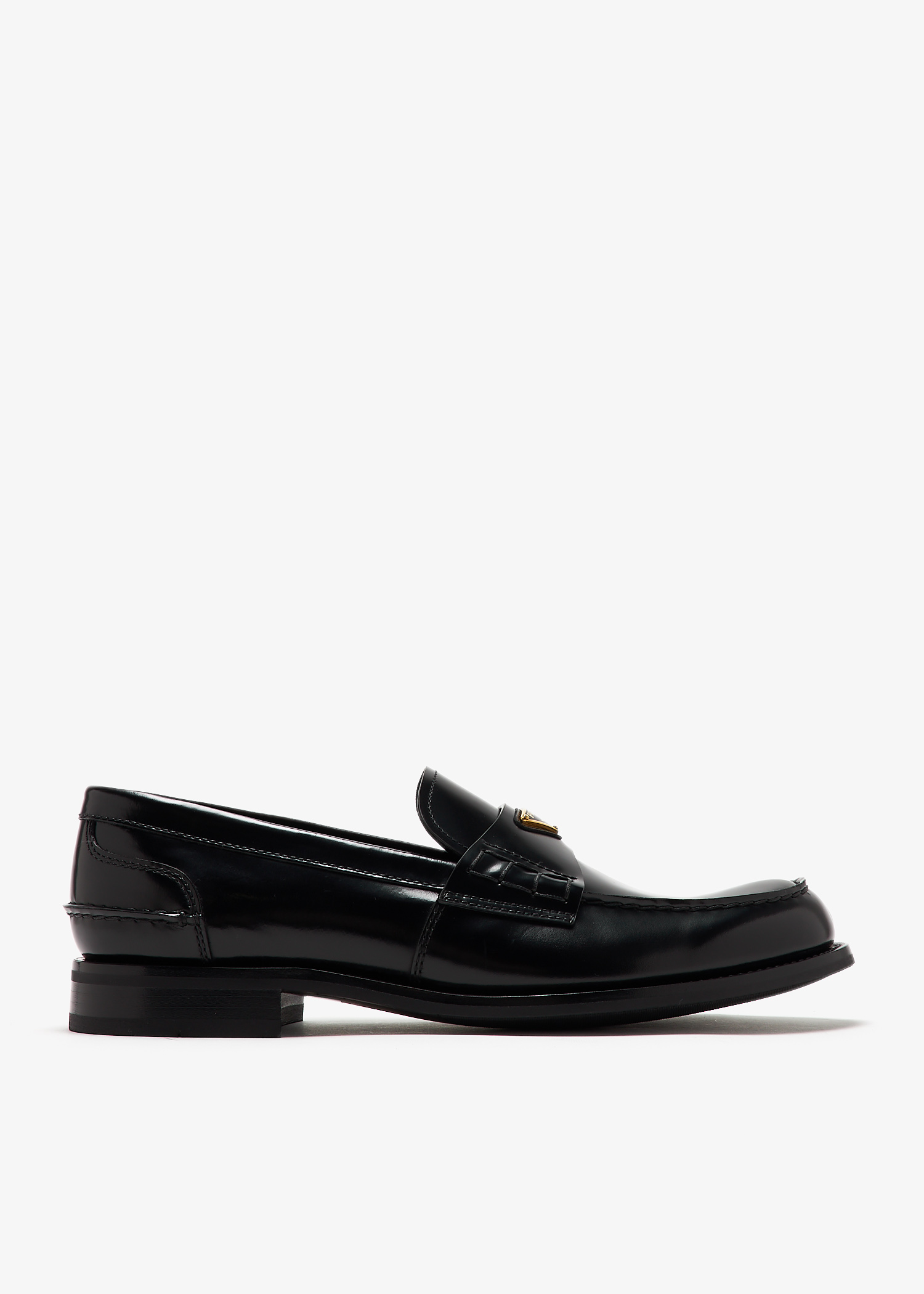 Brushed leather loafers, Black
Brushed leather loafers, Black