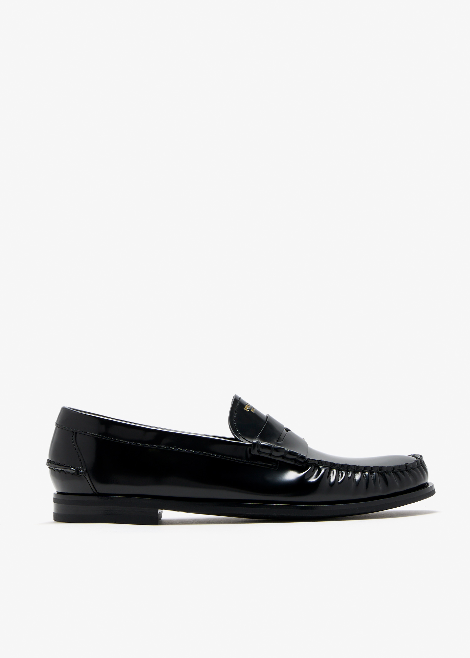 Brushed leather loafers, Black
Brushed leather loafers, Black
