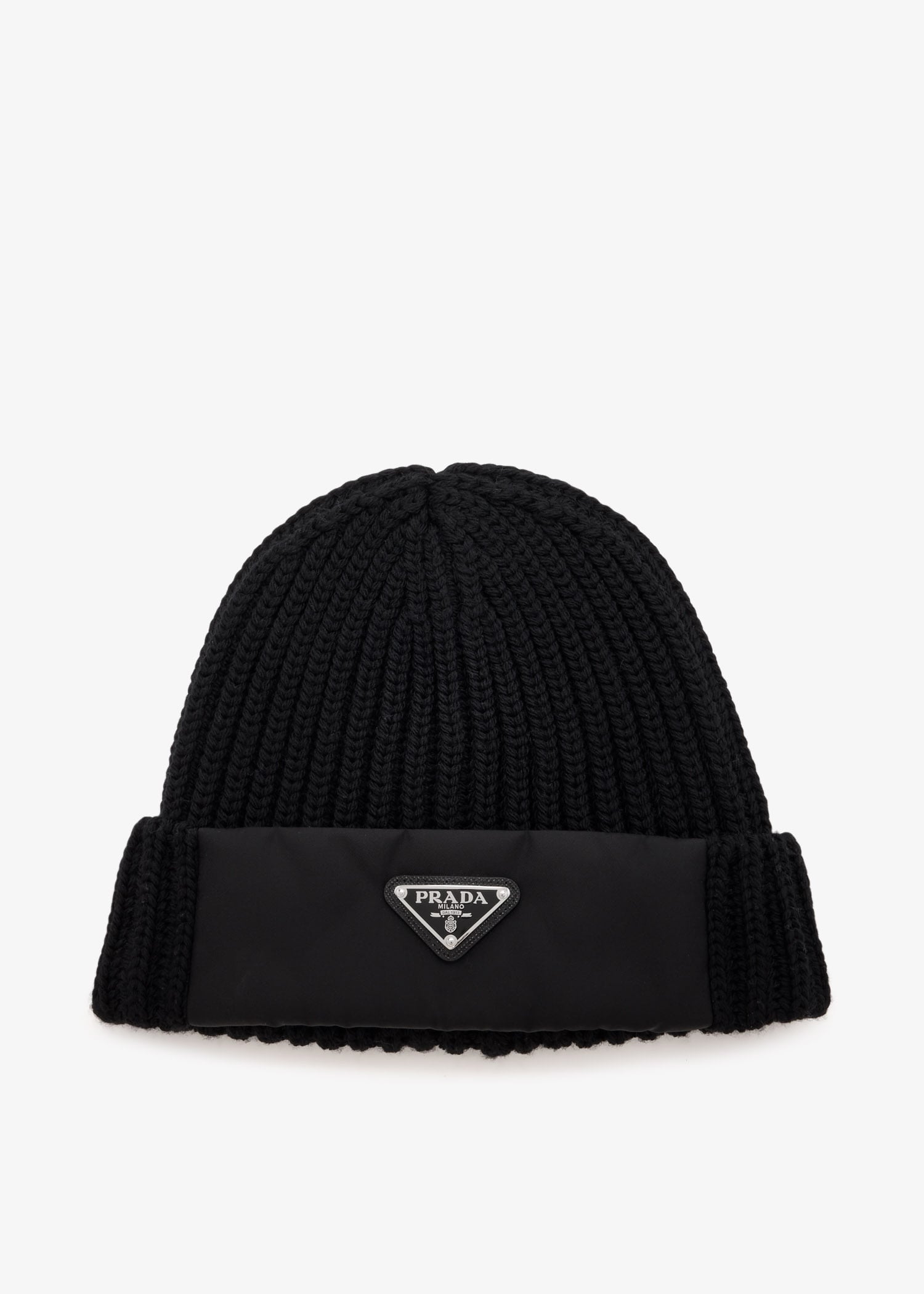Wool and Re-Nylon beanie, Black
Wool and Re-Nylon beanie, Black
