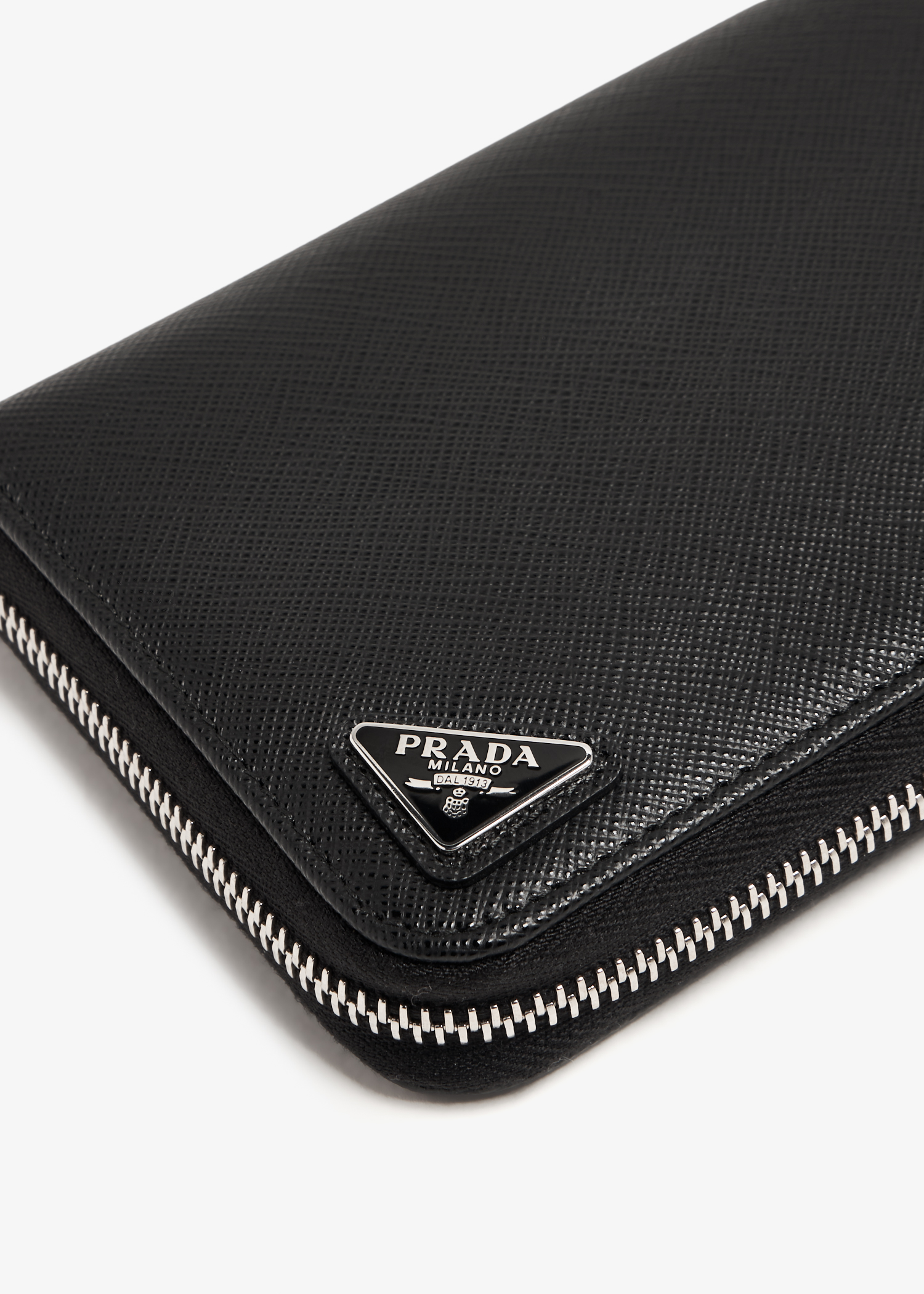 Saffiano wallet, Black