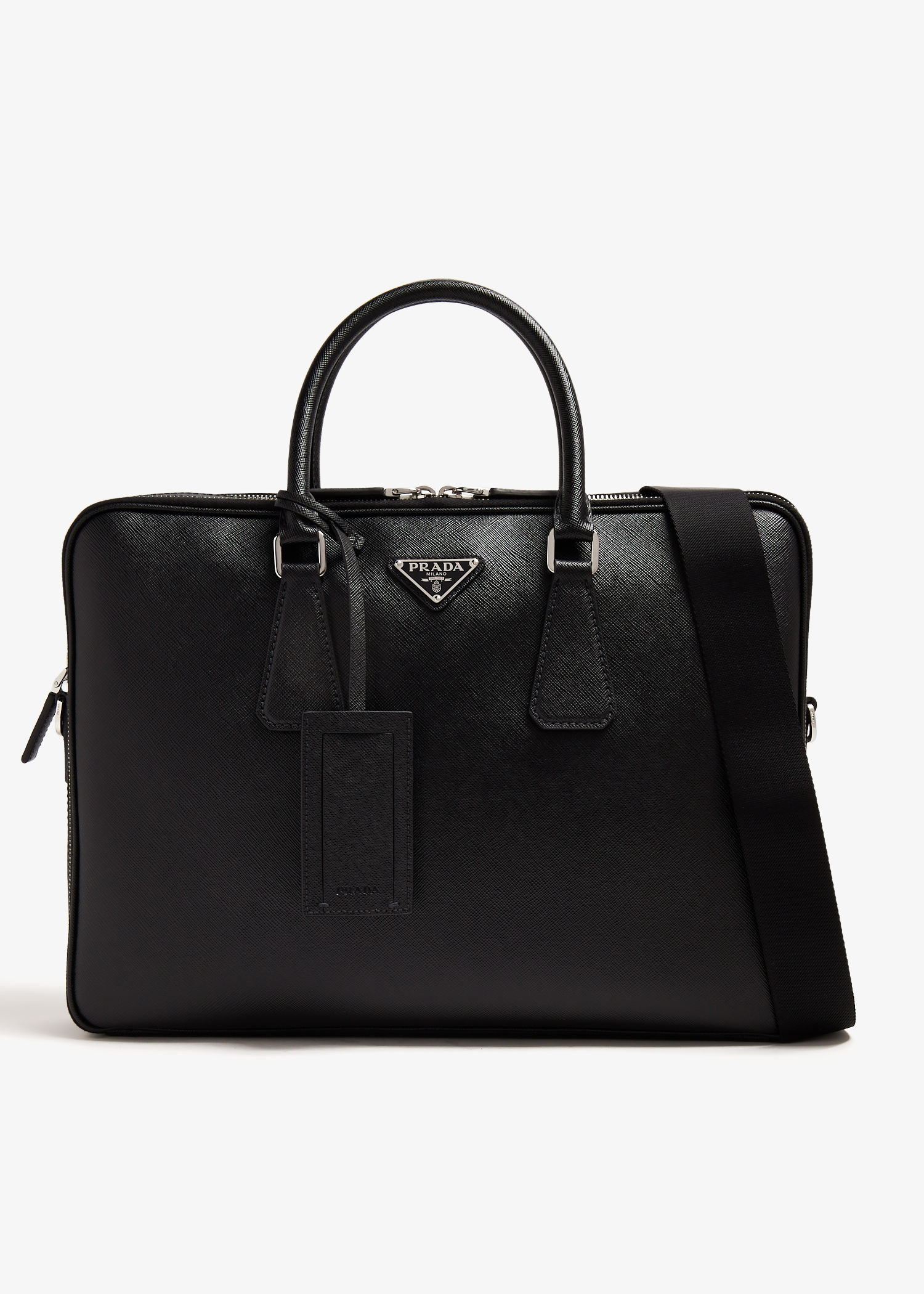 Saffiano leather briefcase, Black
Saffiano leather briefcase, Black