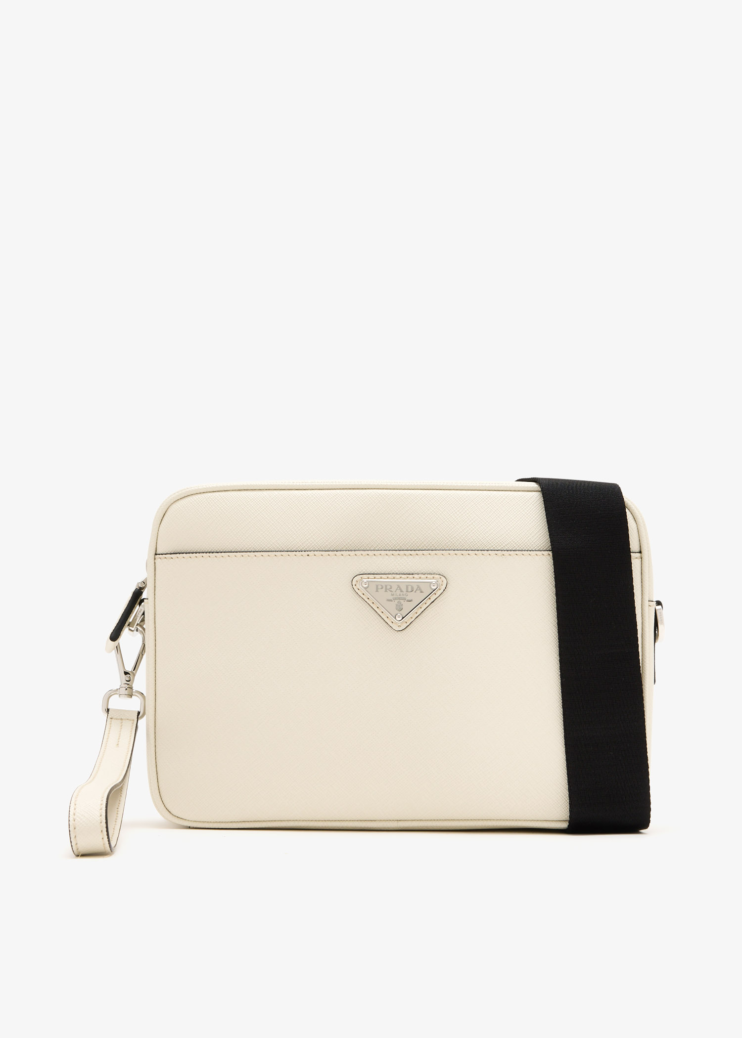 Saffiano leather shoulder bag, Cream
Saffiano leather shoulder bag, Cream
