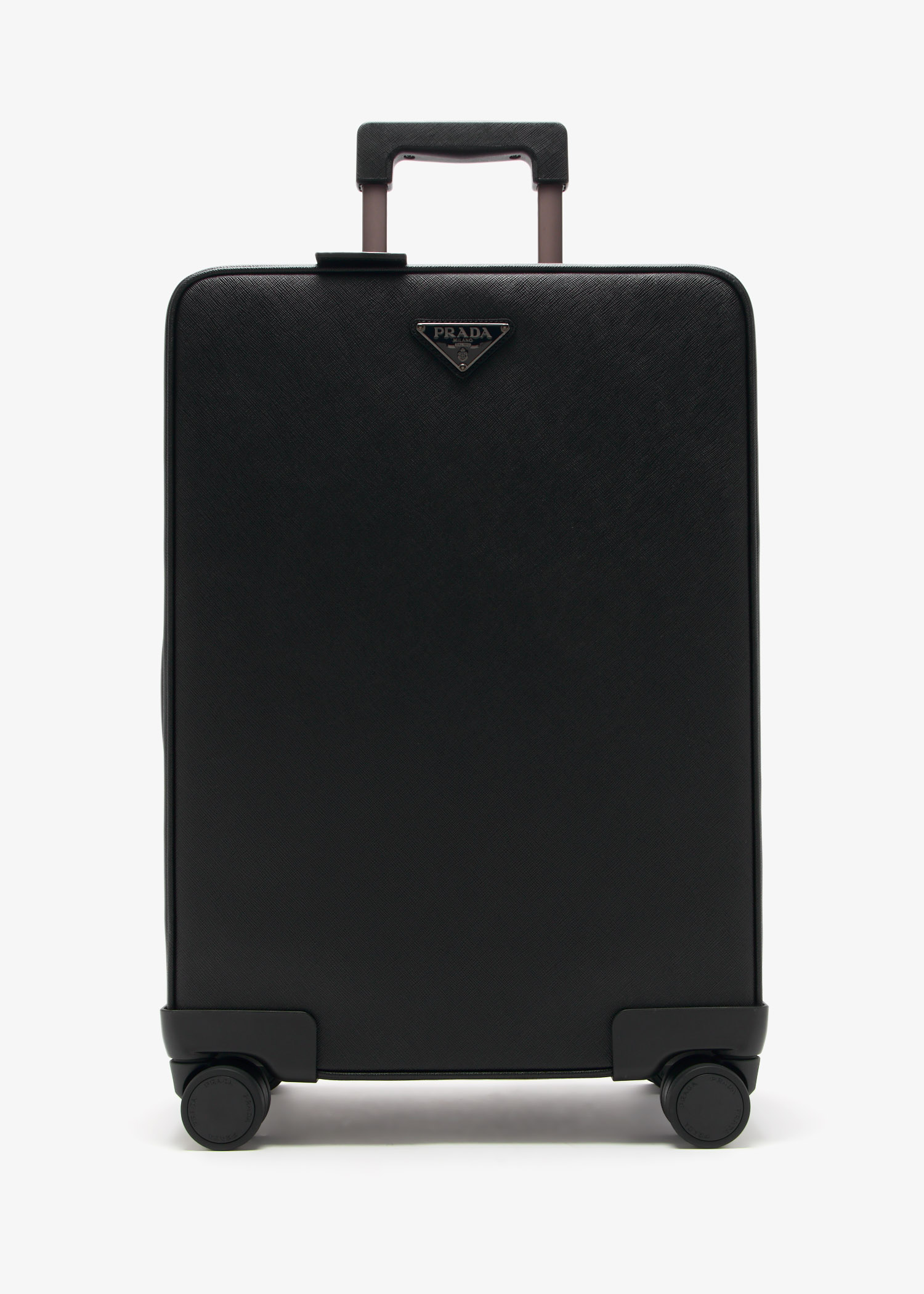 Saffiano leather trolley, Black
Saffiano leather trolley, Black