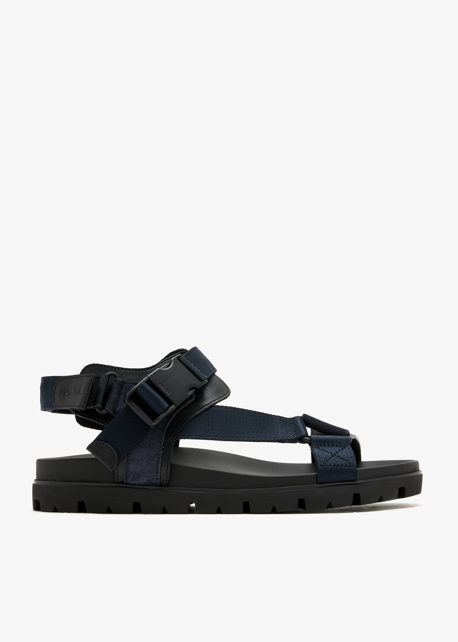 Suede and woven tape sporty sandal, Navy
Suede and woven tape sporty sandal, Navy
