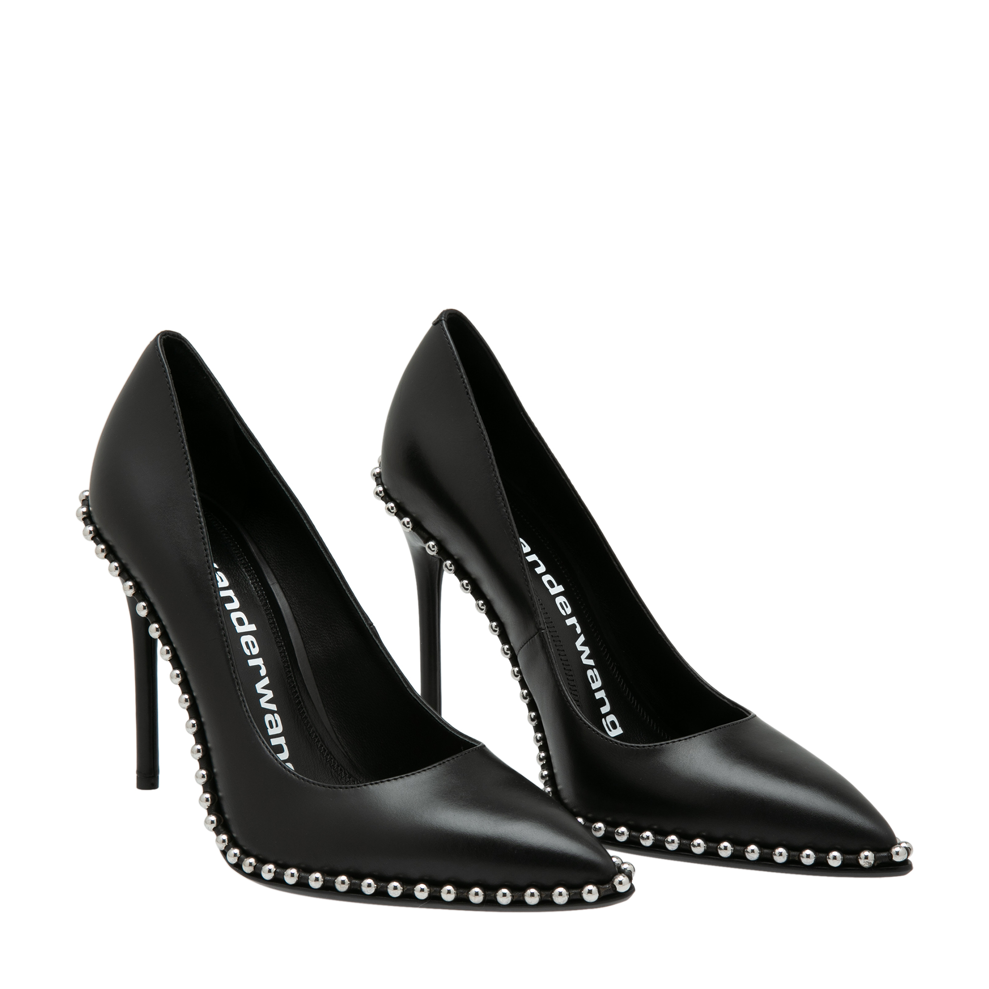 Rie leather pumps, Black
