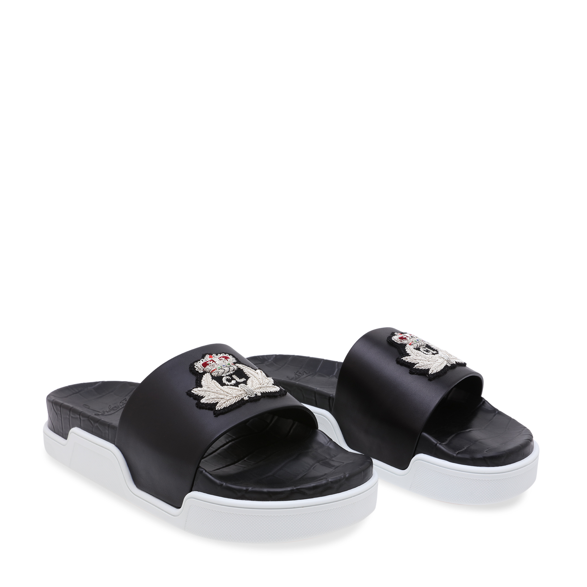 Pool Beau Donna slides, Black
