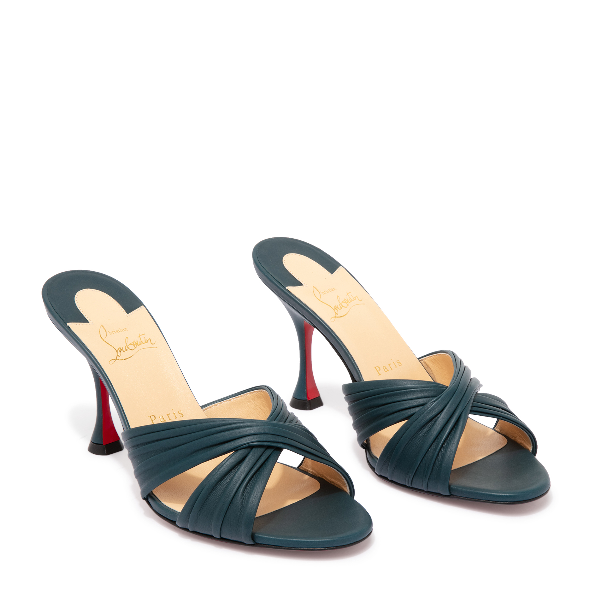 Nicol Is Back mules, Green