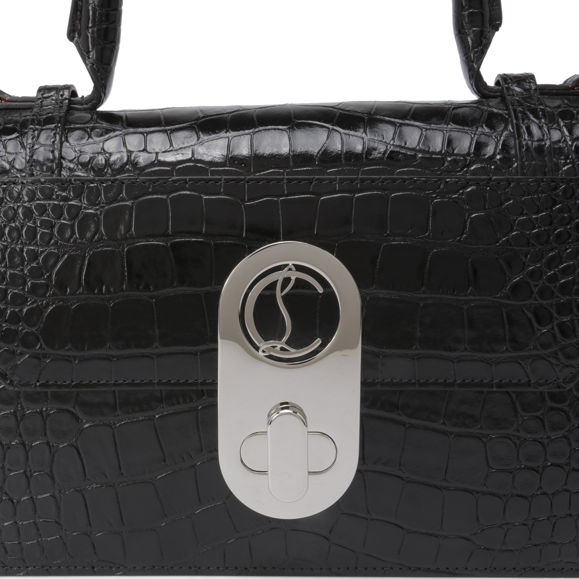 Elisa medium top-handle bag, Black