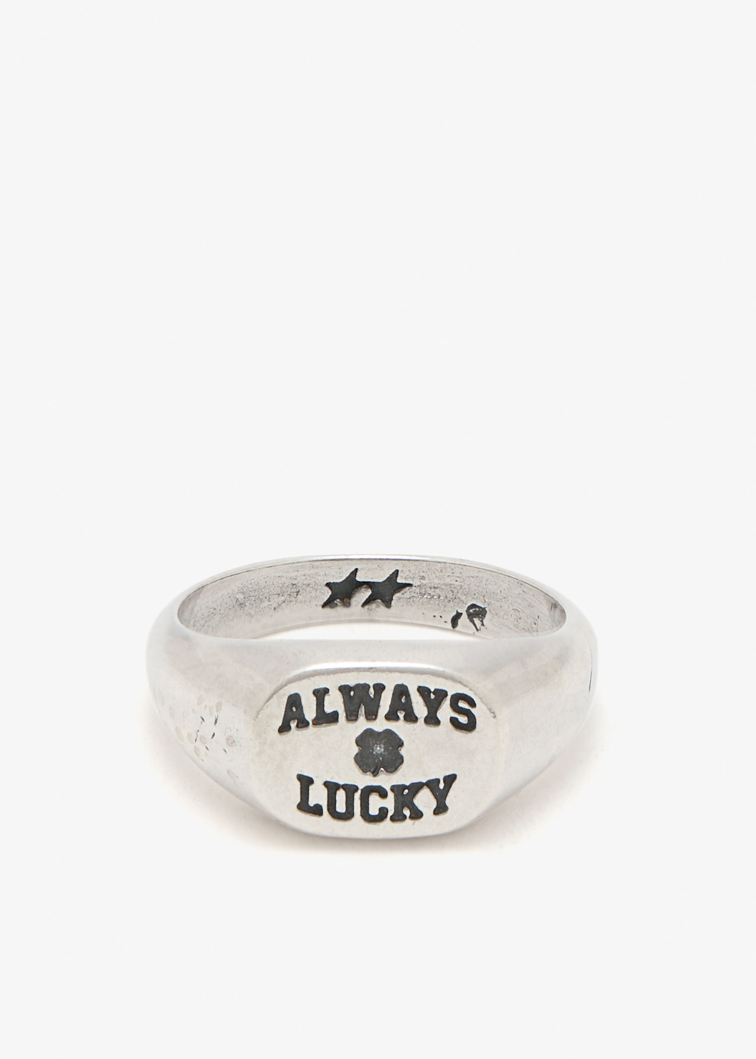 Always Lucky signet ring, Silver
Always Lucky signet ring, Silver