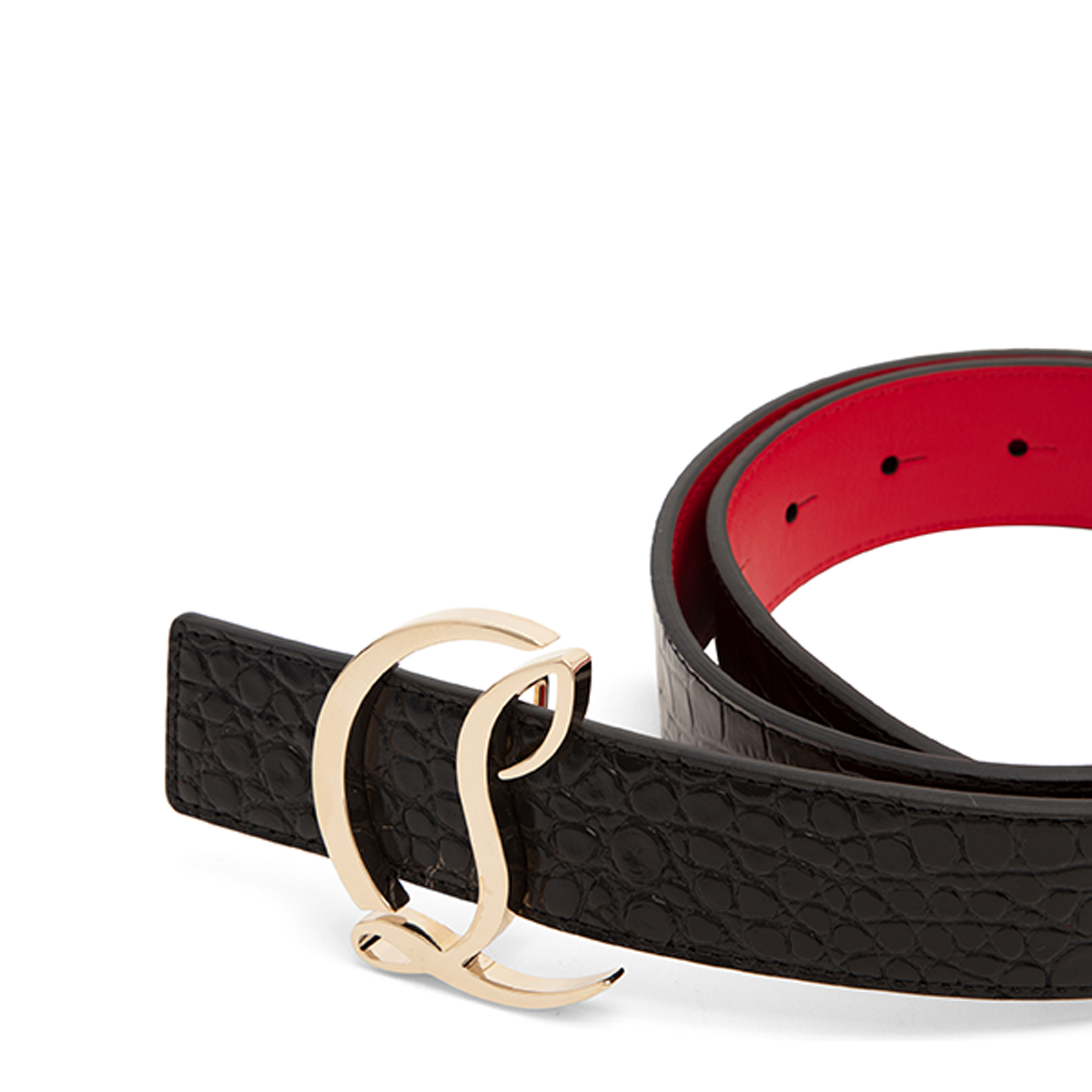 CL Logo belt, Black