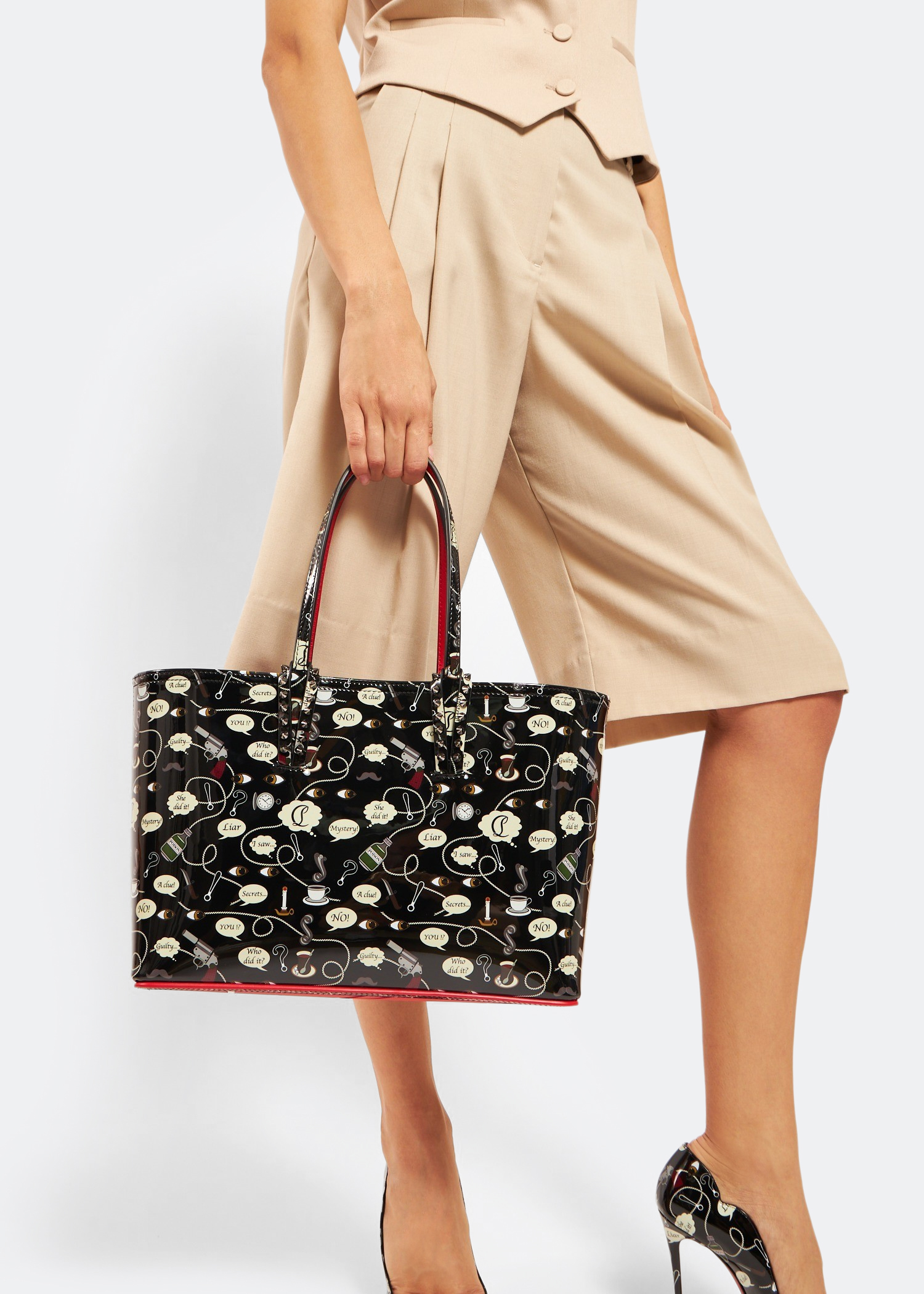 Cabata small tote bag, Black