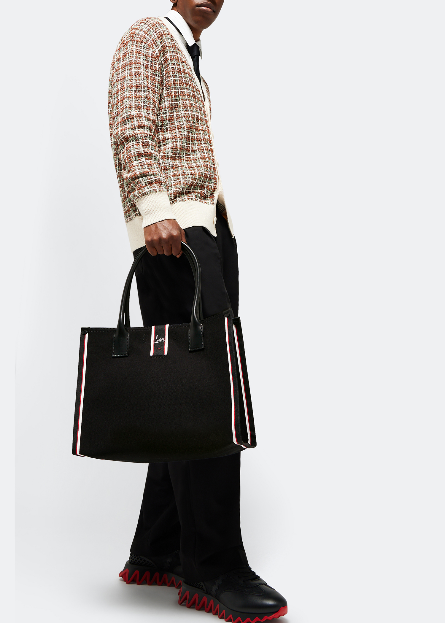 Nastroloubi F.A.V. L tote bag, Black