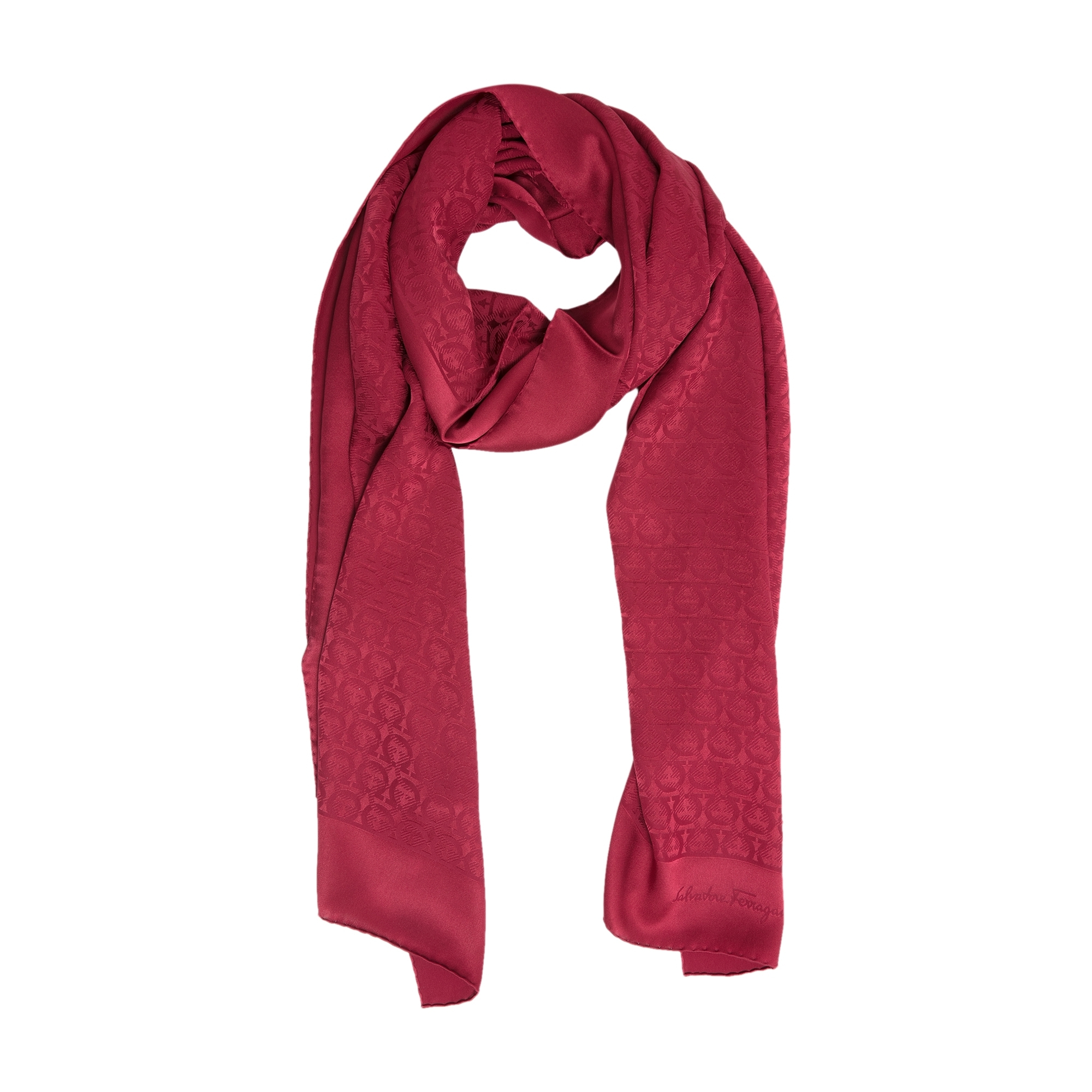Gancini scarf, Red