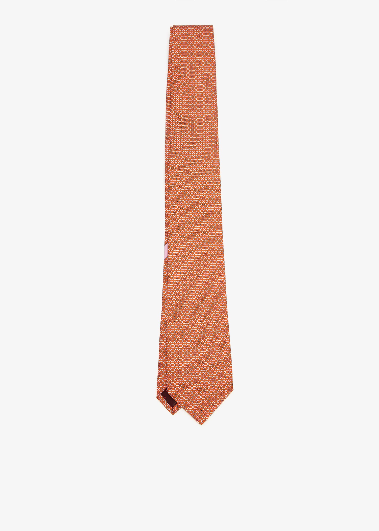 Gancini print silk tie, Red
Gancini print silk tie, Red