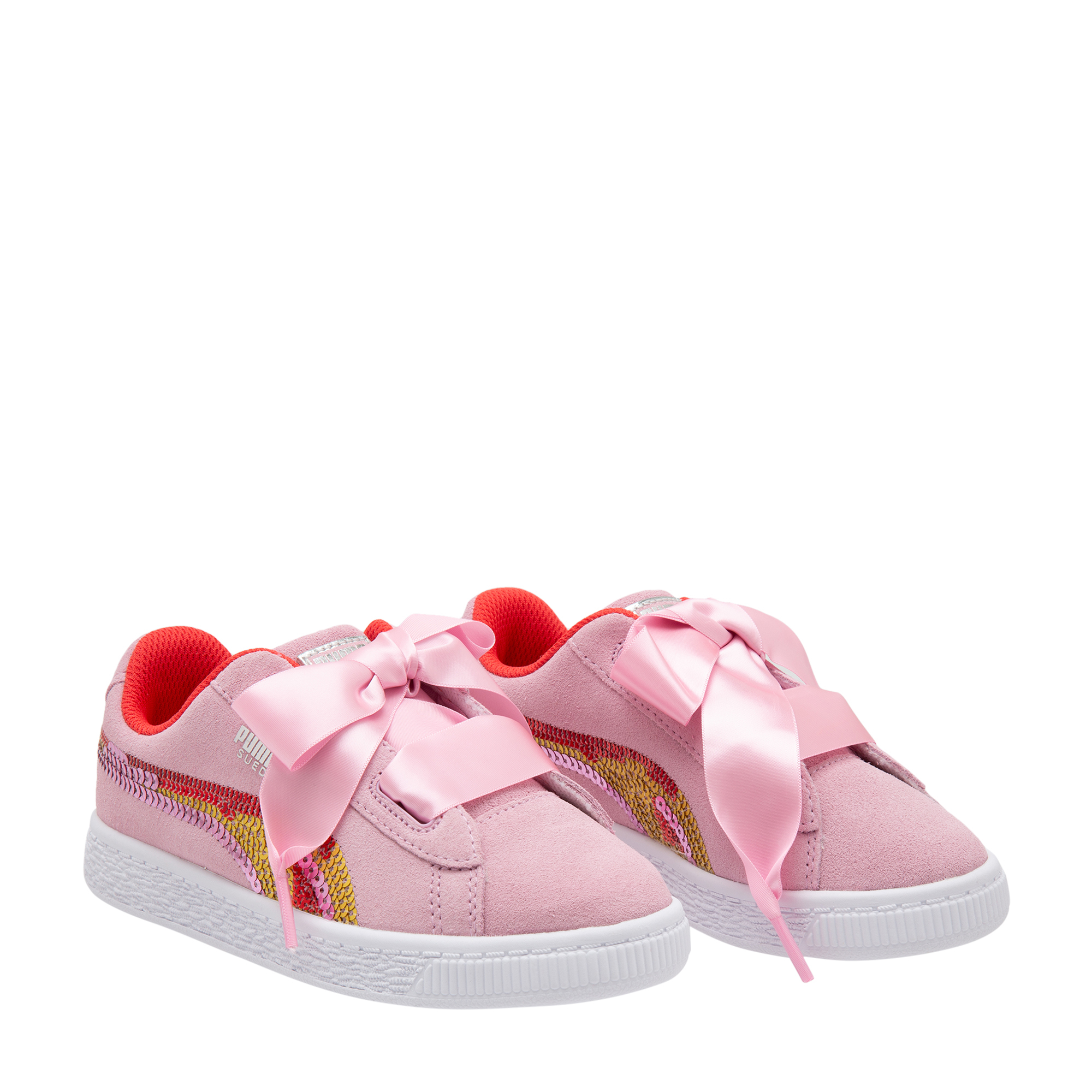 Suede Heart sneakers, White