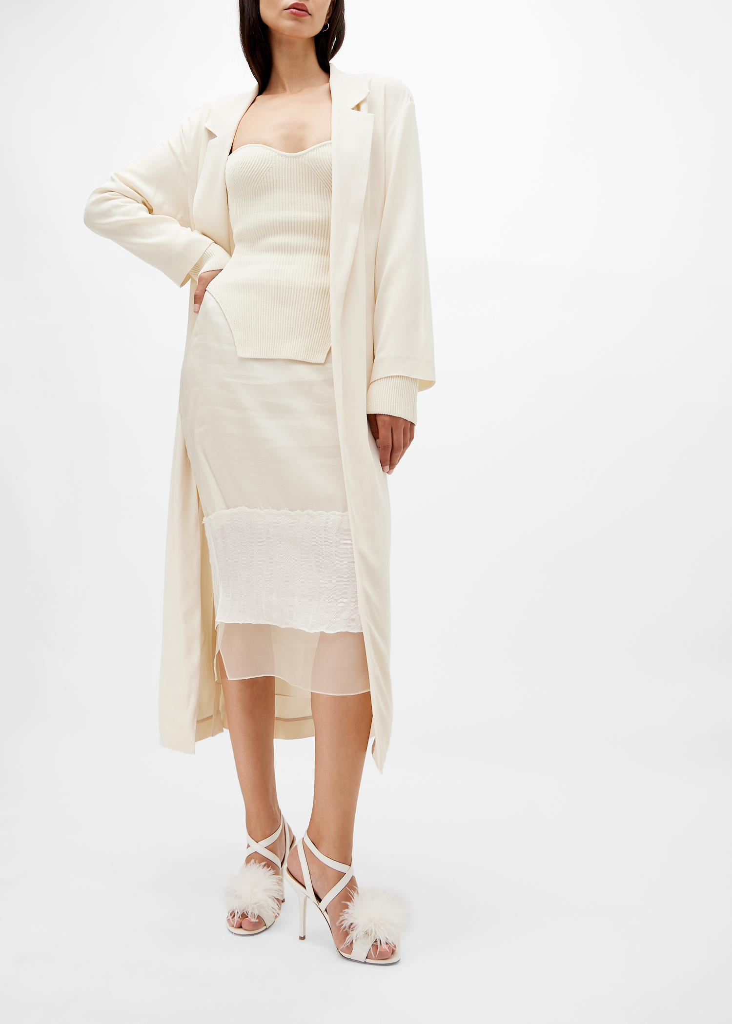 Whitby sandals, White