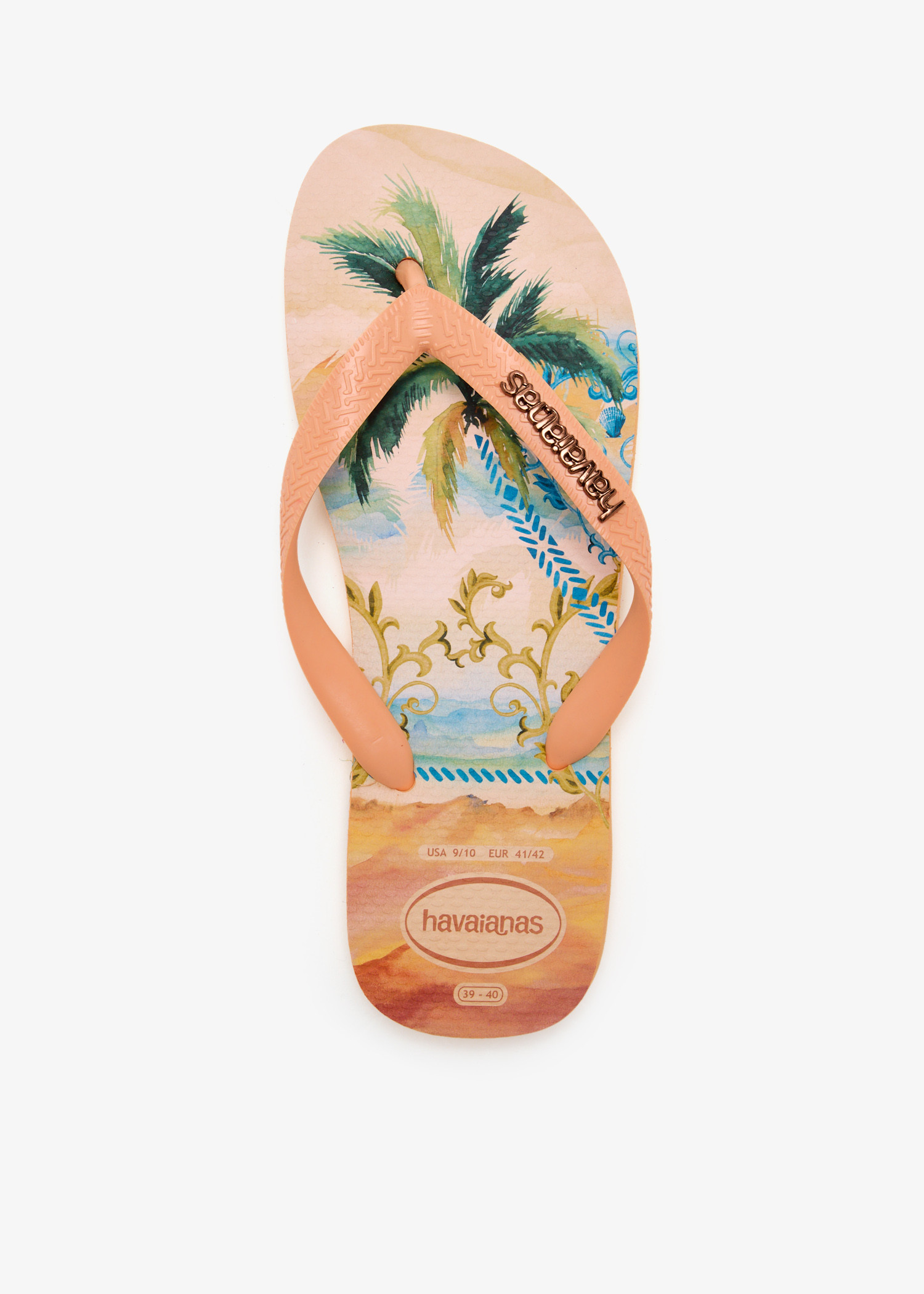 Tropicalia top vibes flip flops, Orange
Tropicalia top vibes flip flops, Orange