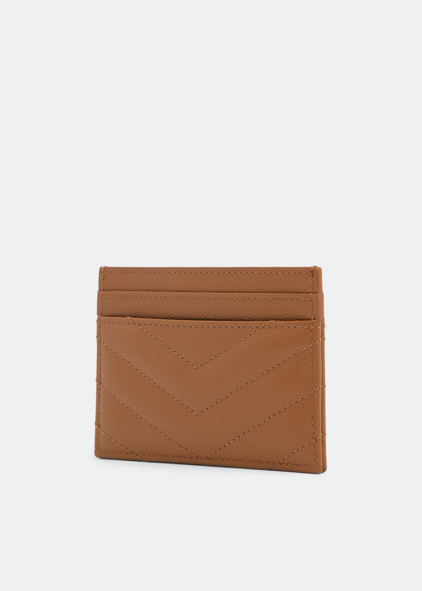 Monogramme card case, Brown