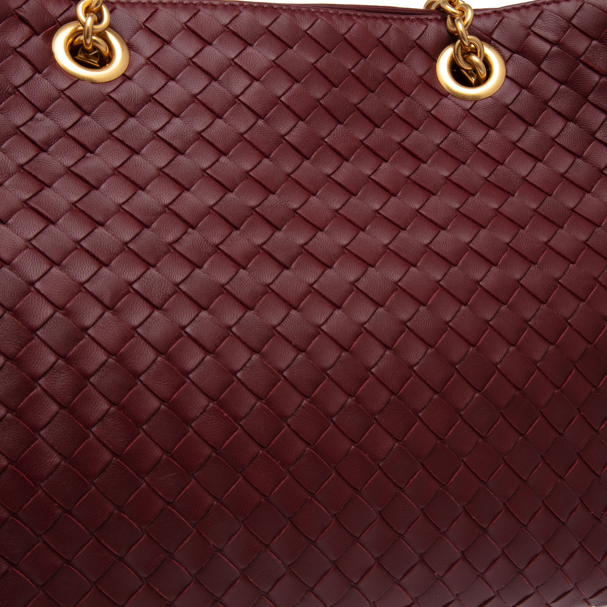 Intrecciato tote bag, Red