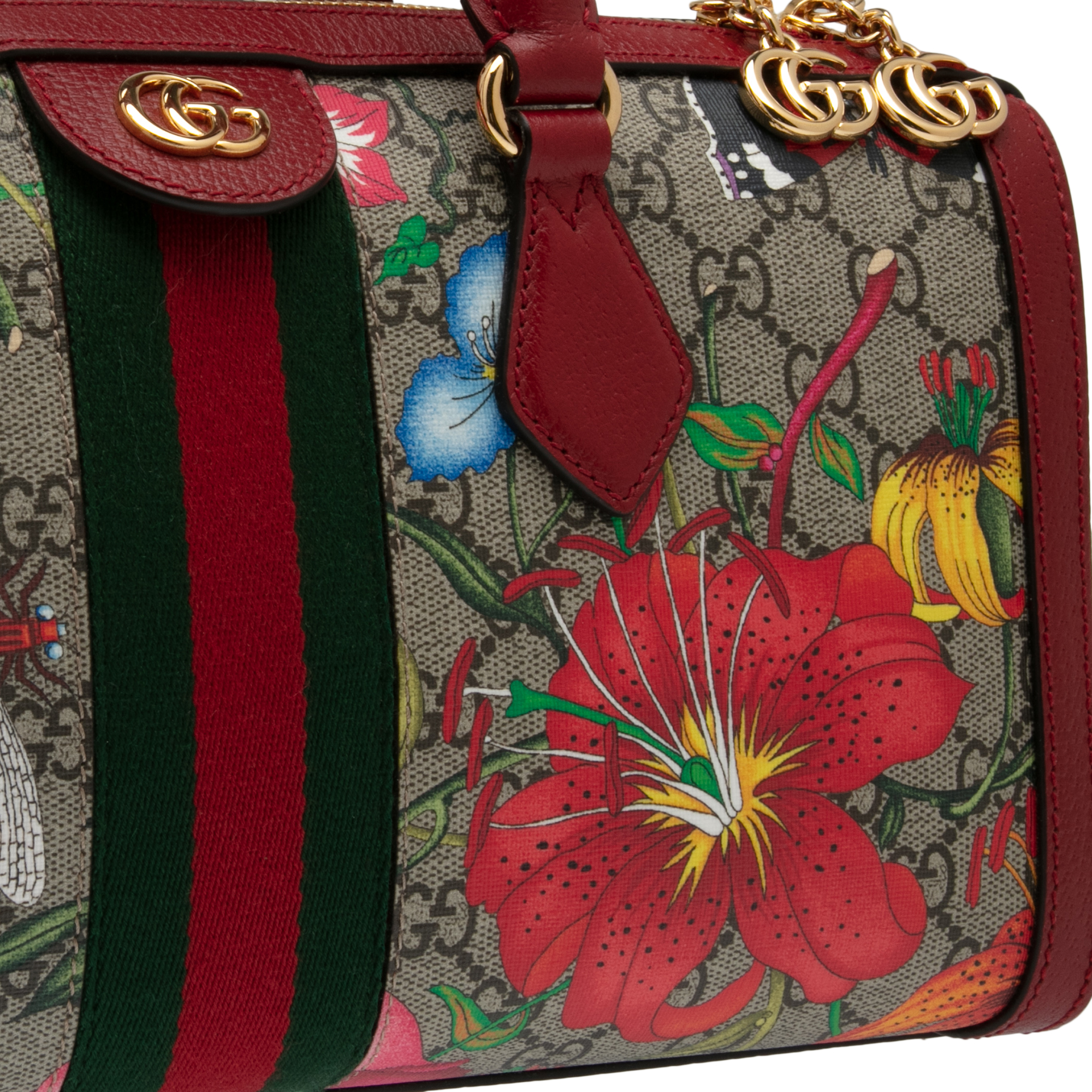 GG Flora Medium Top Handle Bag, Multi-coloured