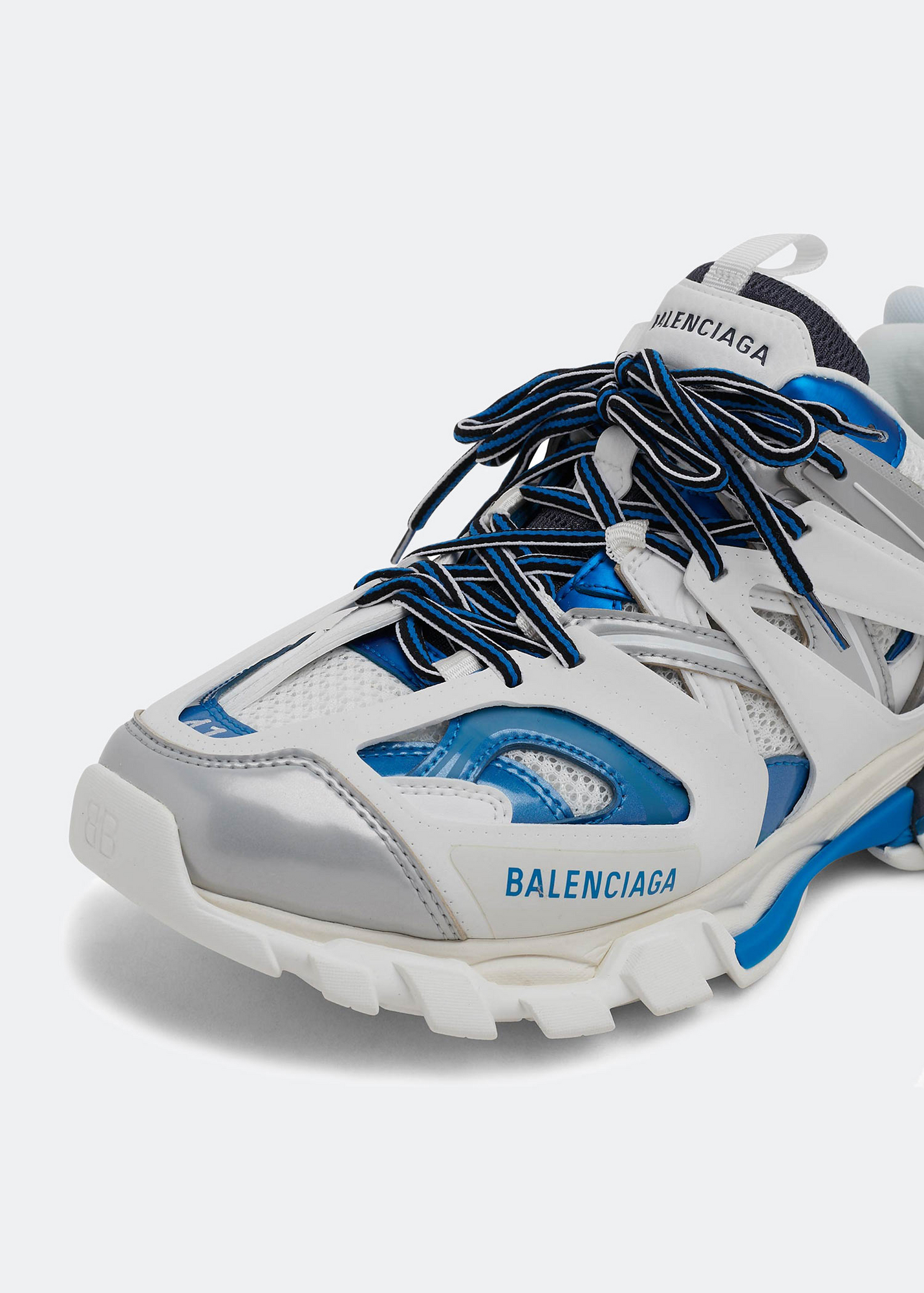 Track sneakers, White