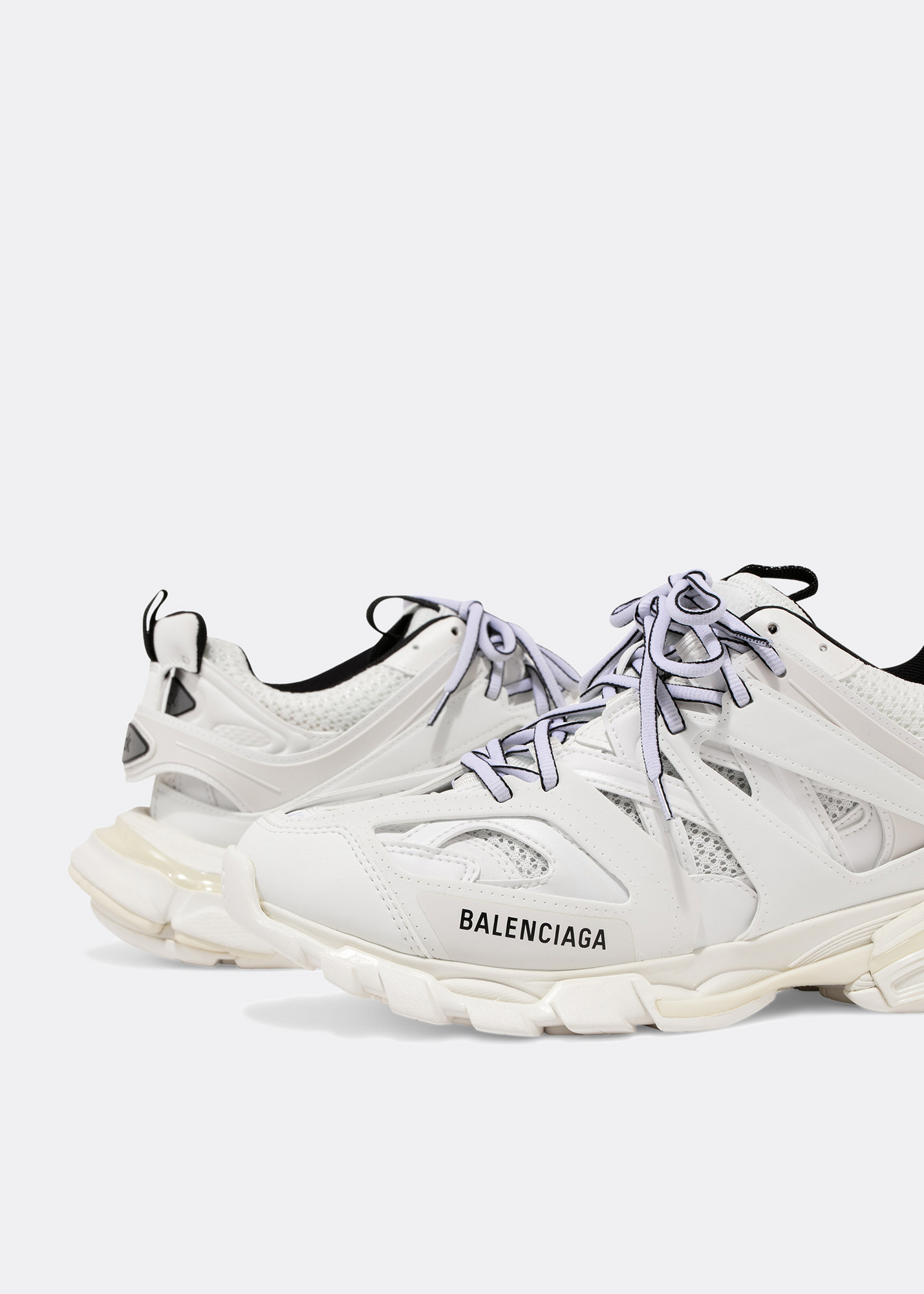 Track sneakers, White
