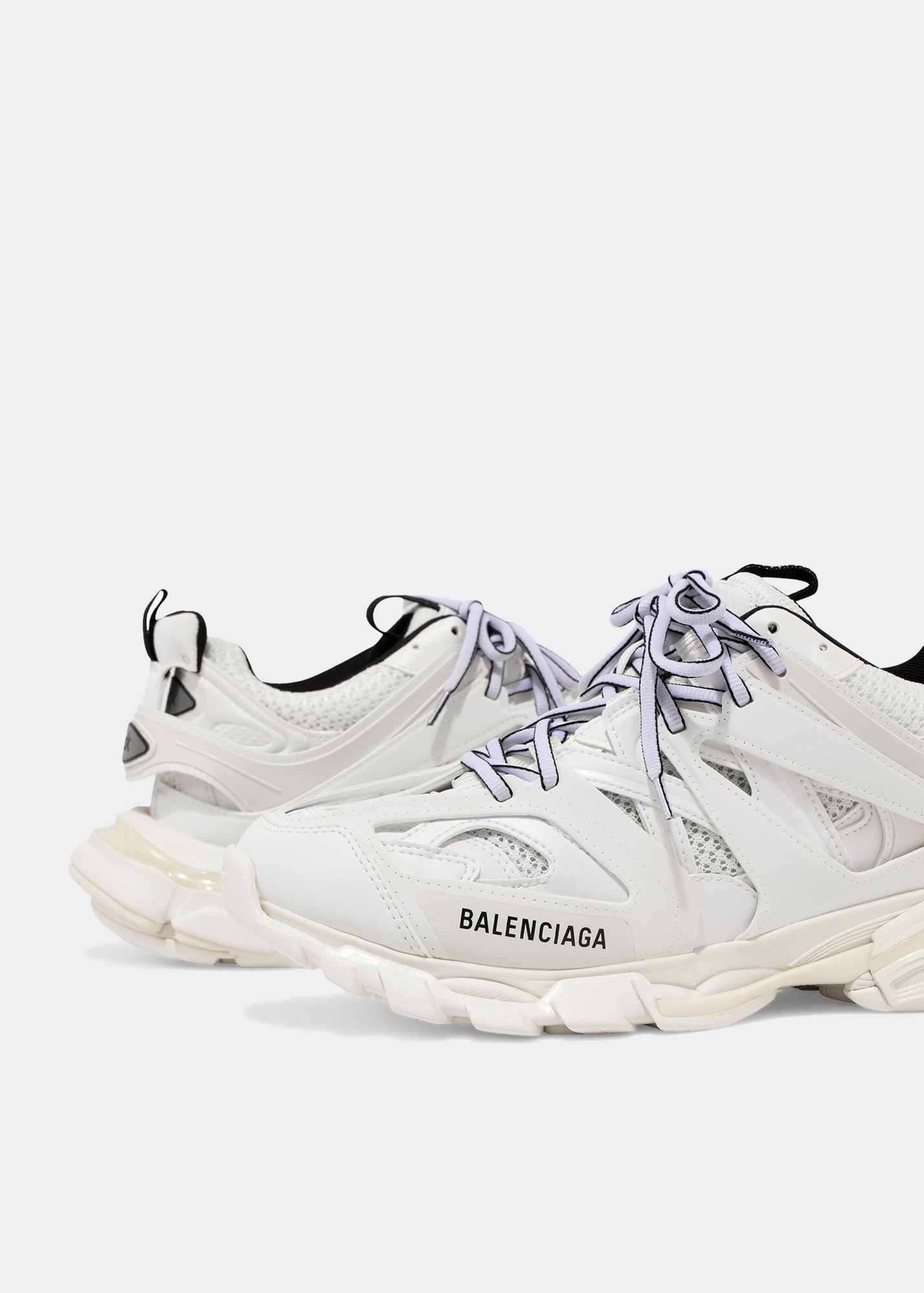 Track sneakers, White