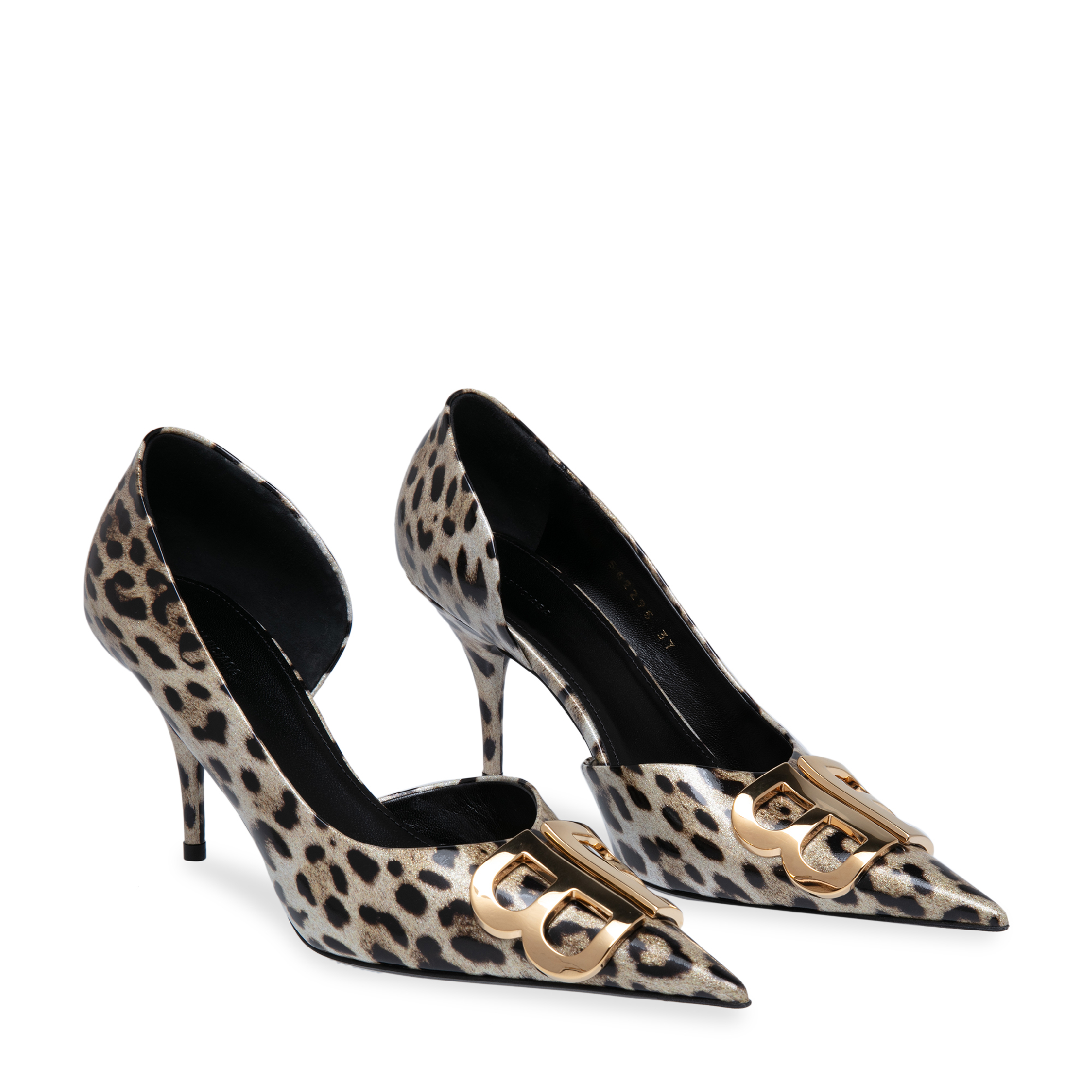 BB D'Orsay pumps, Animal print