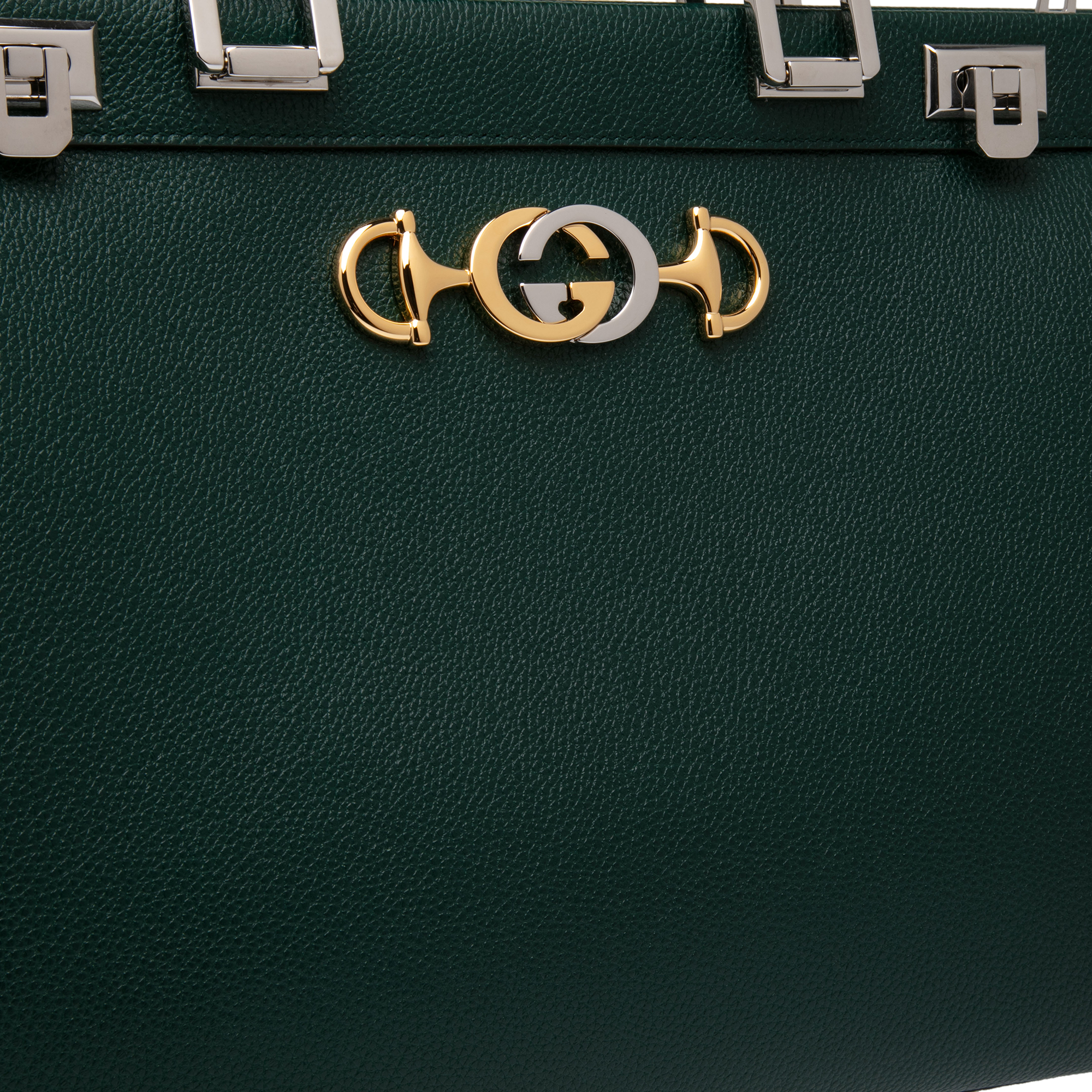 Zumi medium top handle bag, Green