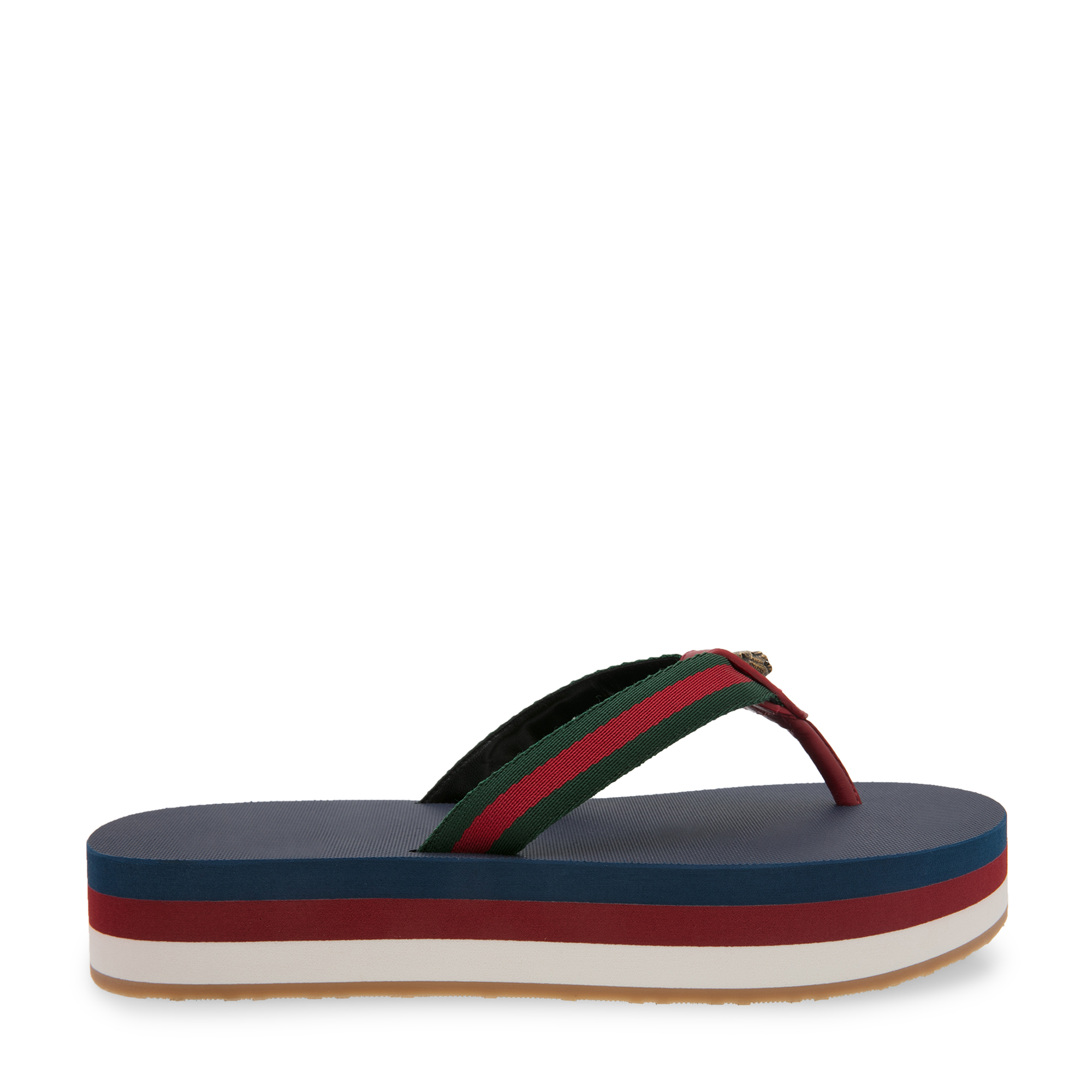 Platform sandals, Multi-coloured