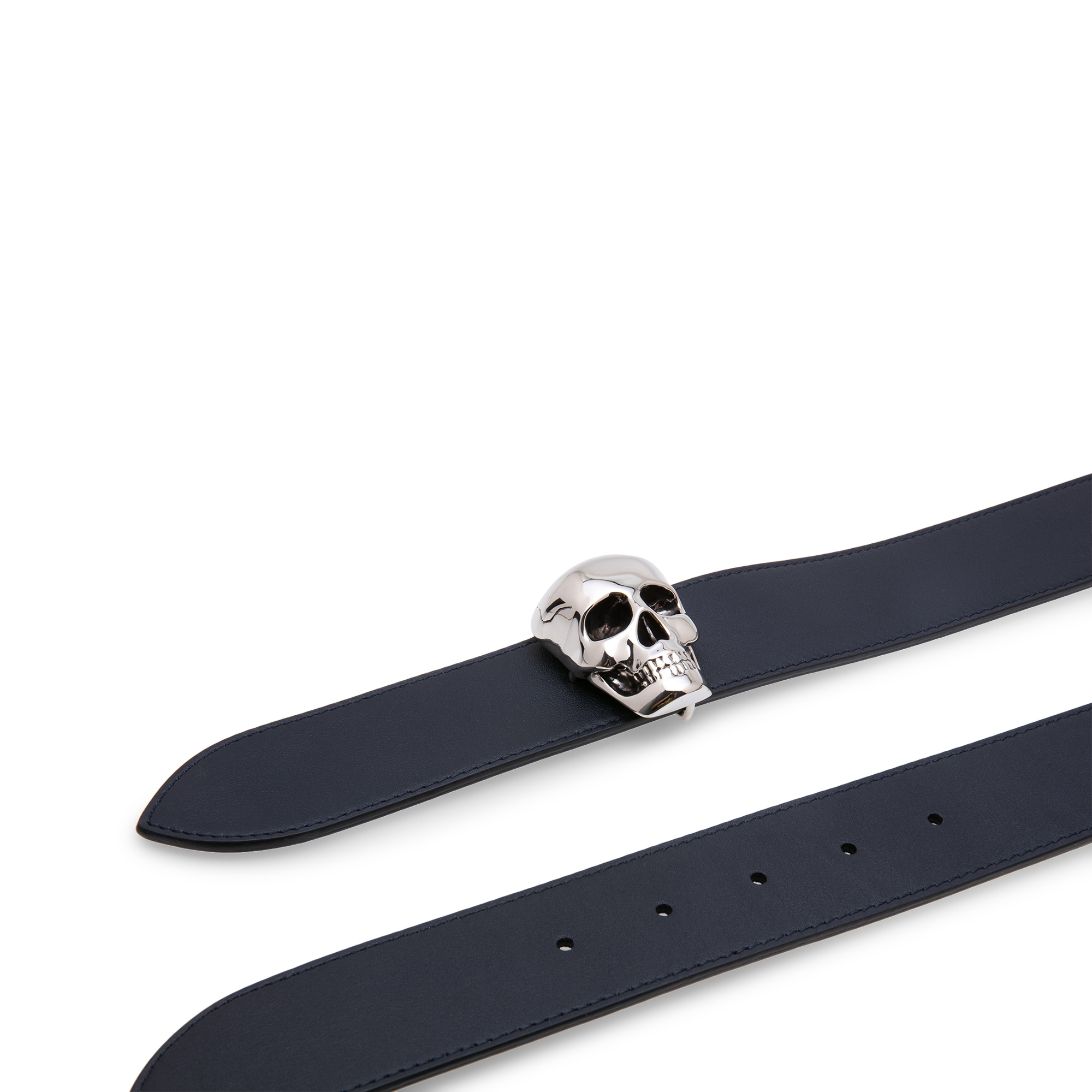 Skull belt, Blue