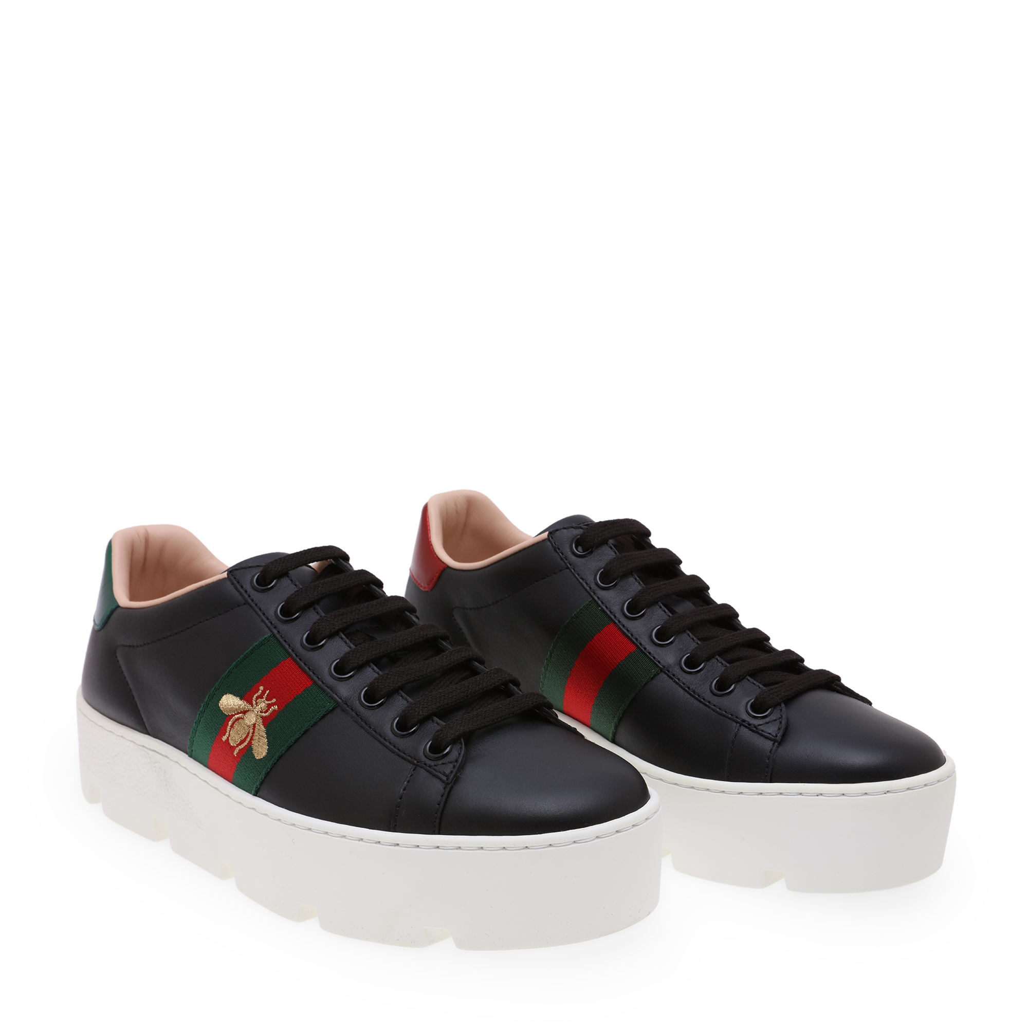Ace platform sneakers, Black