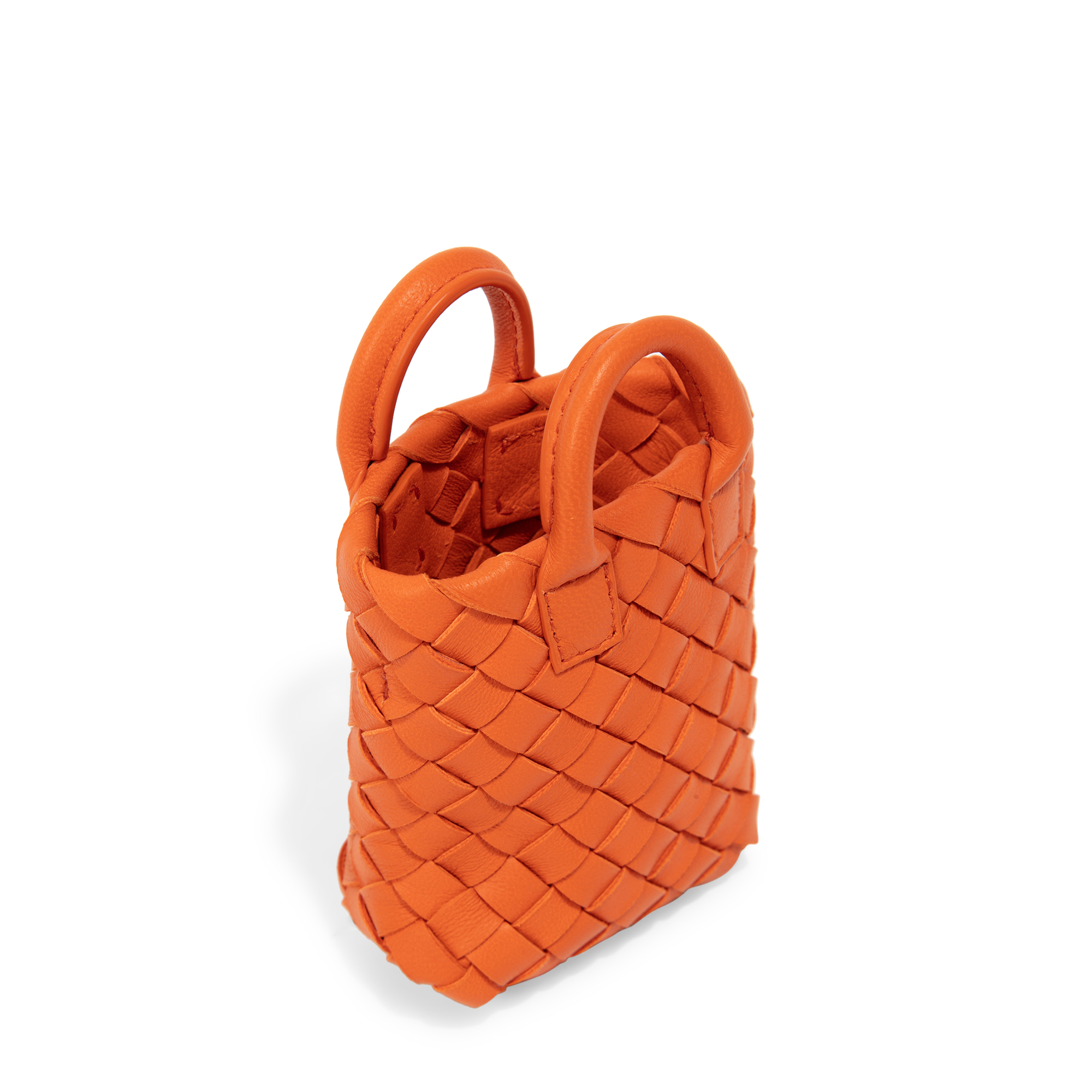 Intrecciato charm, Orange