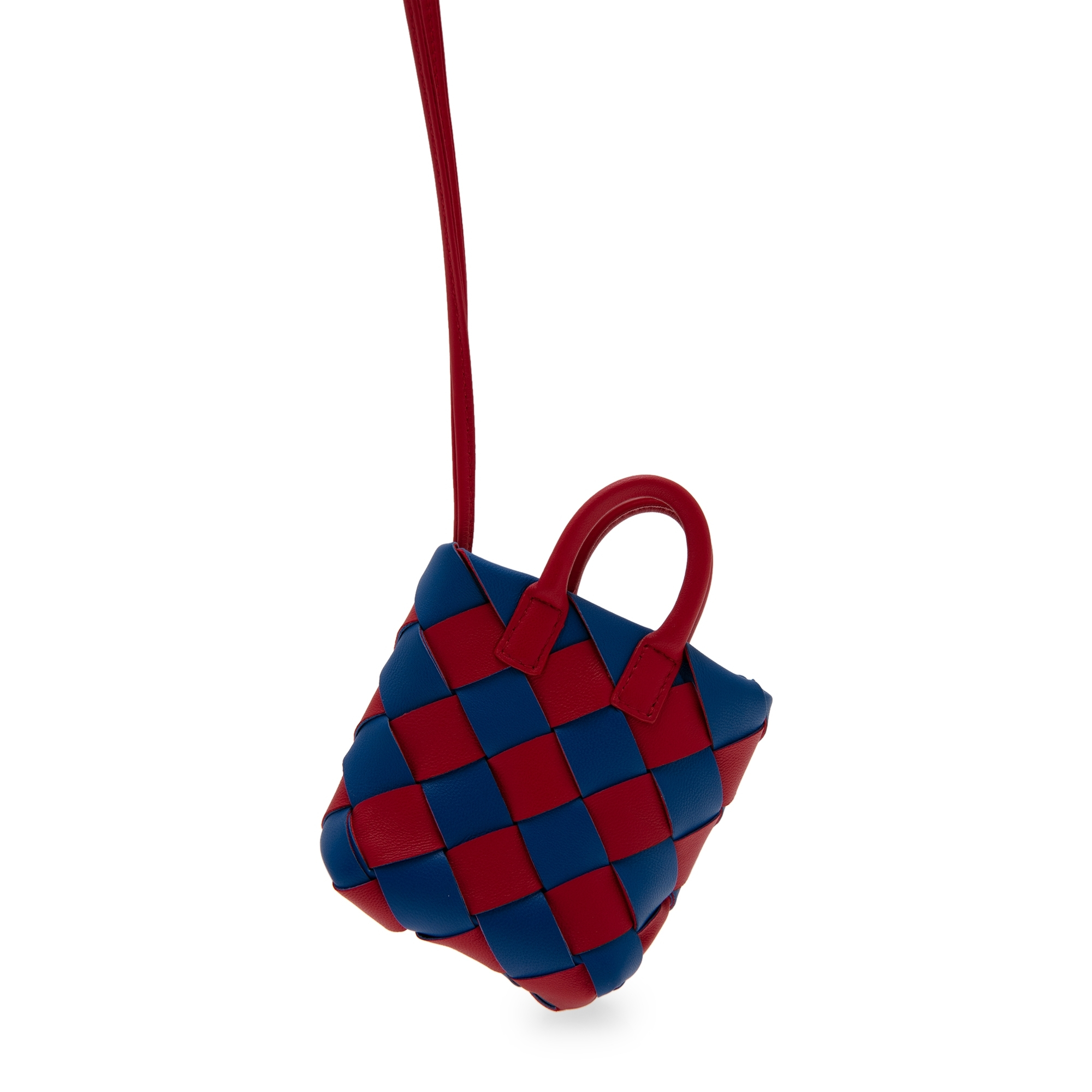 Intrecciato charm, Blue