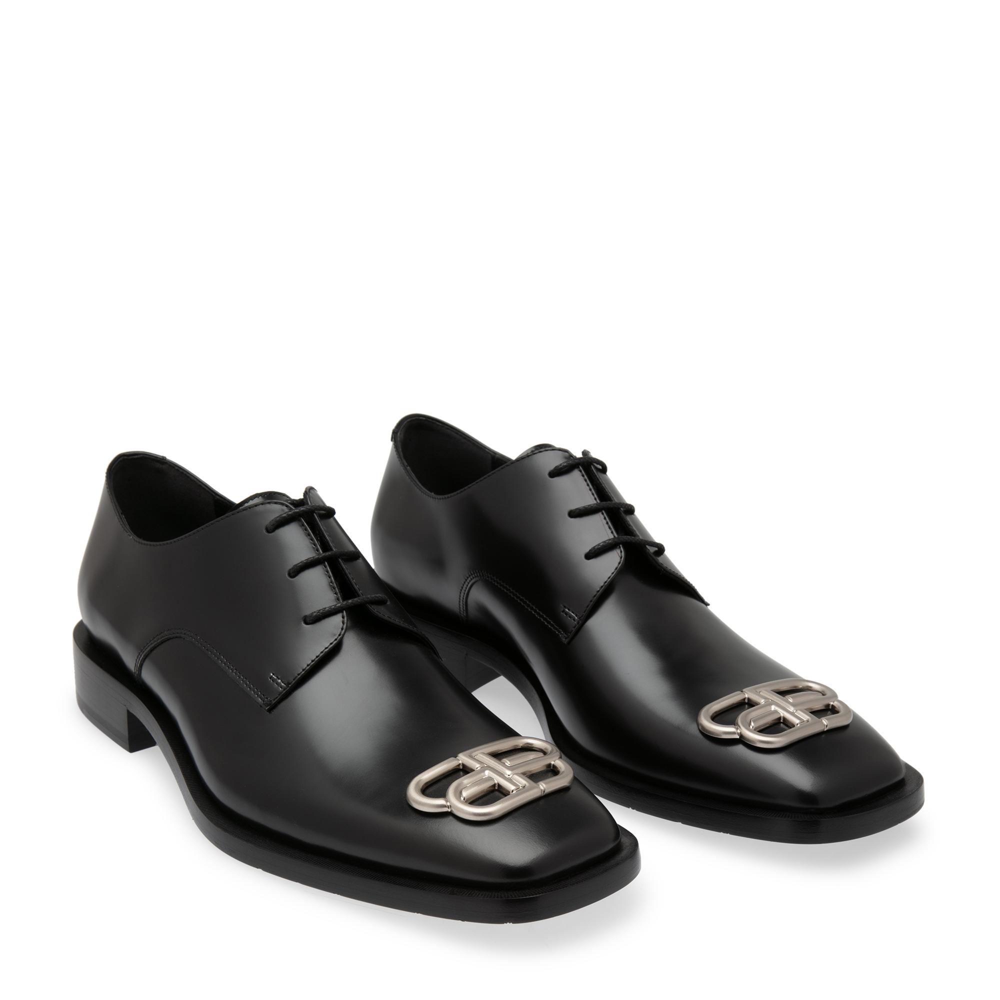 Leather oxford shoes, Black