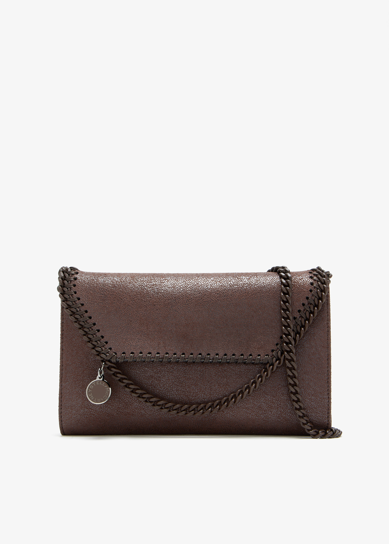 Falabella wallet crossbody bag, Brown
Falabella wallet crossbody bag, Brown