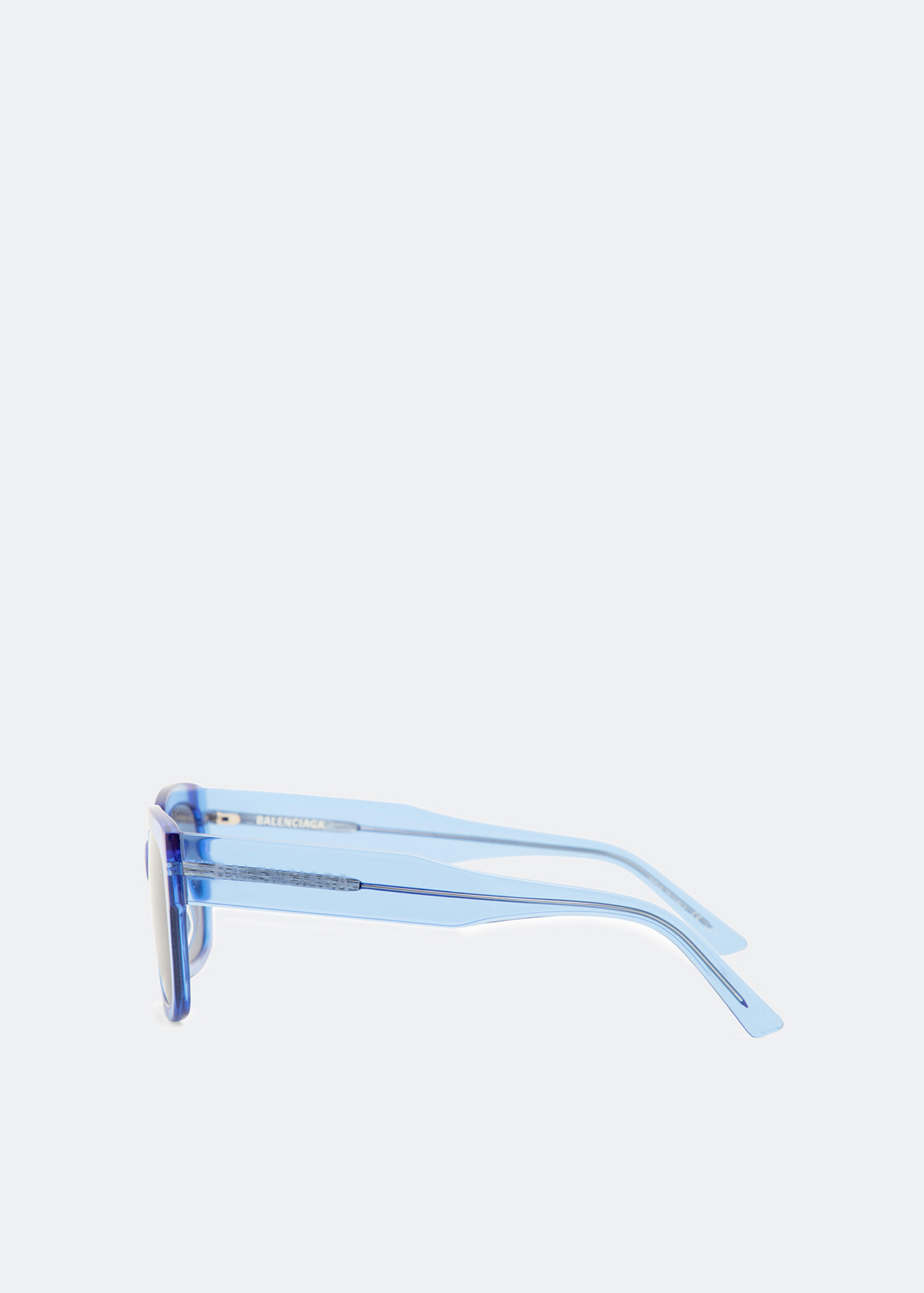 Flat D-Frame sunglasses, Blue