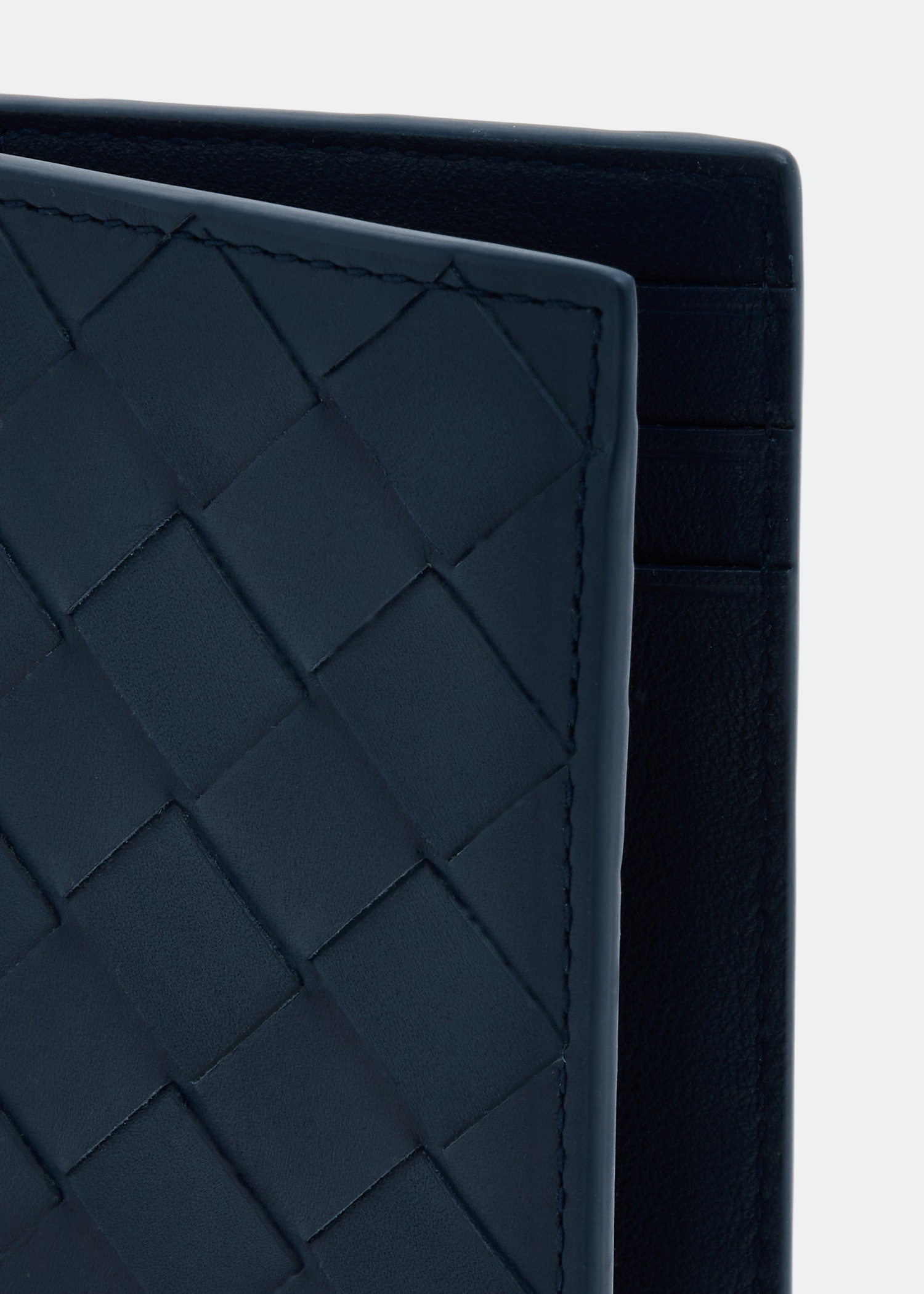 Flap card case, Blue