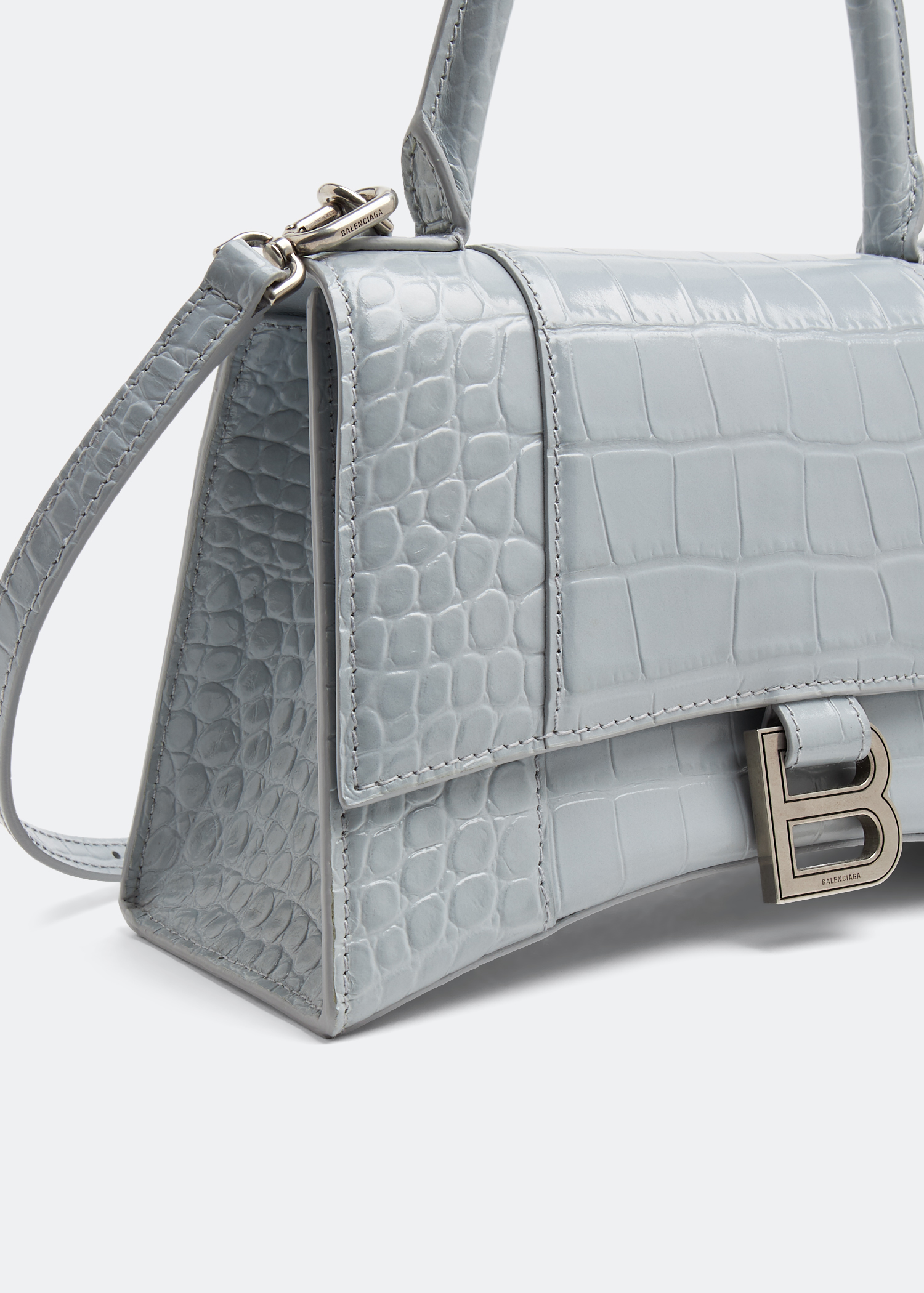 Hourglass S top handle bag, Blue